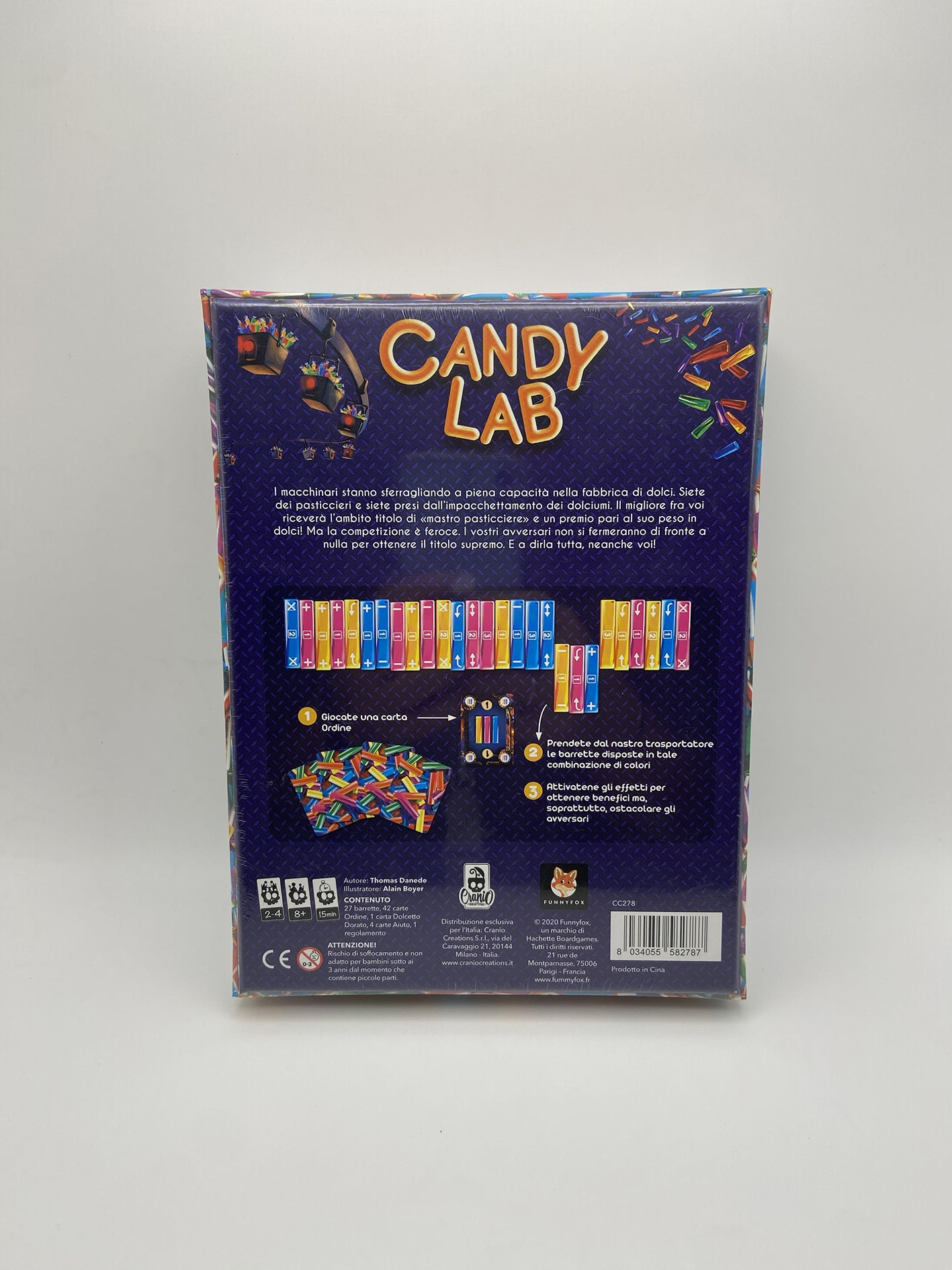 Candy Lab Gioco da tavolo Cranio Creations Family Game Ita