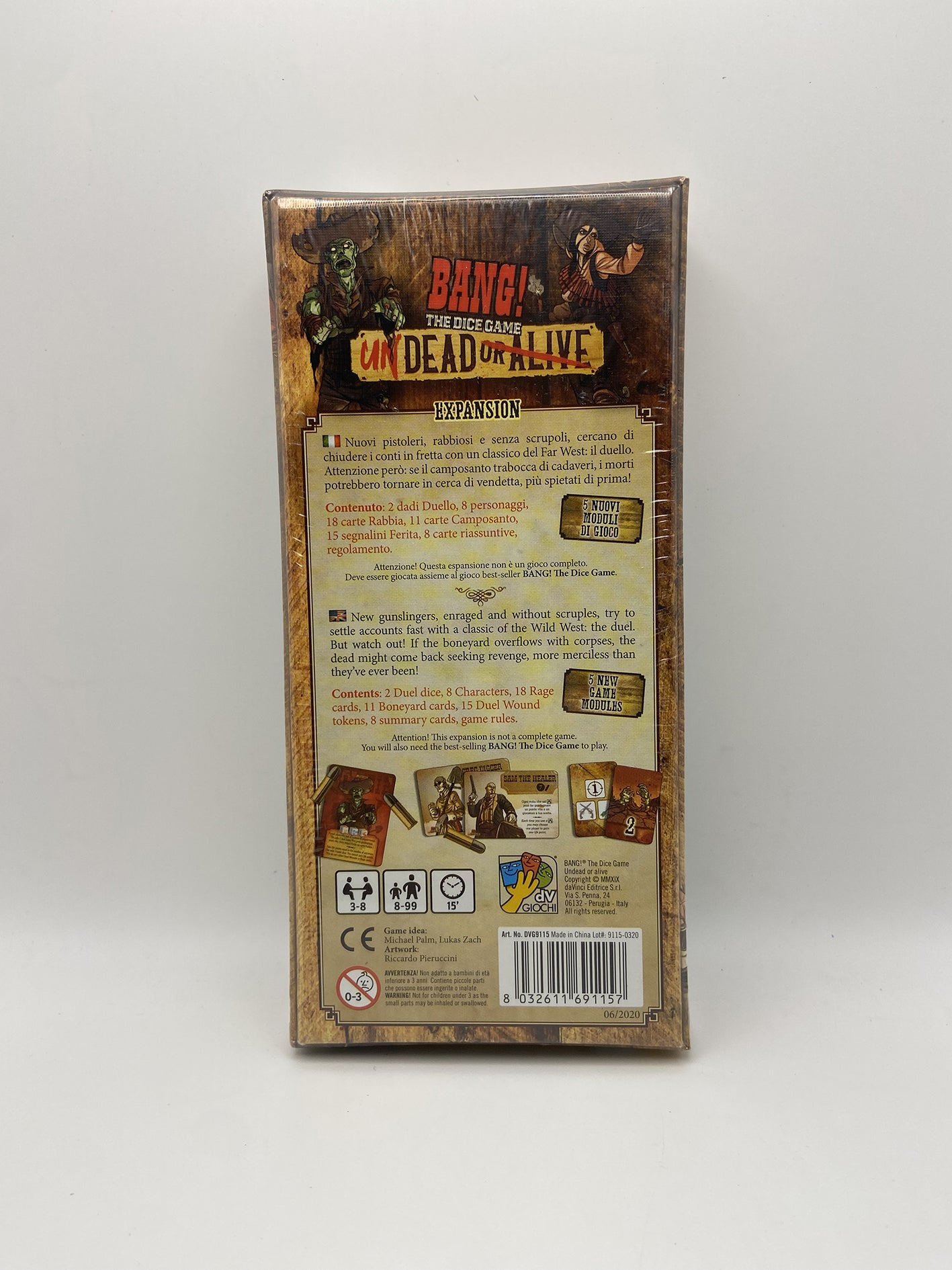 BANG! The Dice Game Undead or Alive Espansione Gioco da tavolo dV Giochi