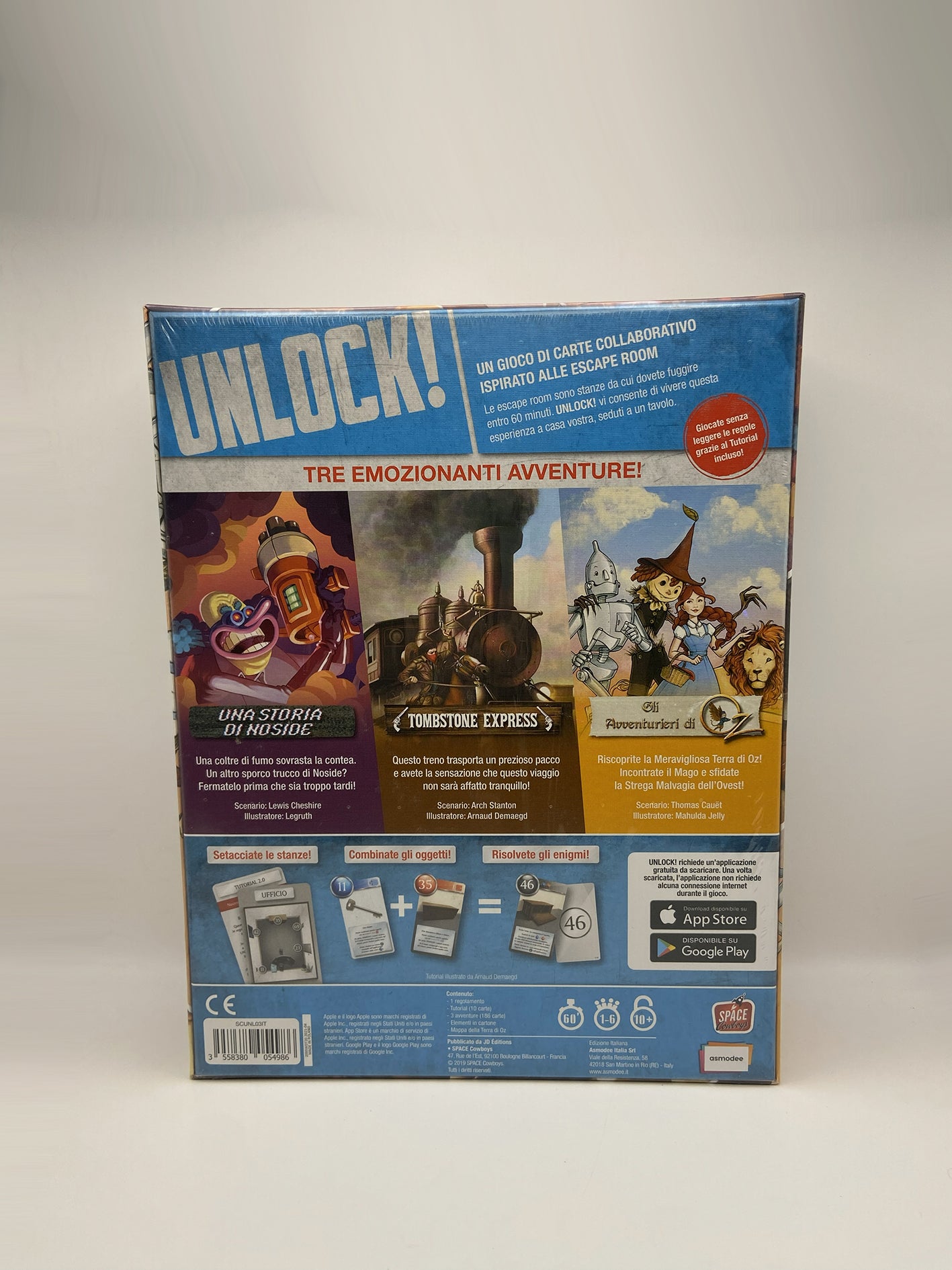 Unlock! Secret Adventures Base ITA Escape Room Gioco da tavolo Asmodee