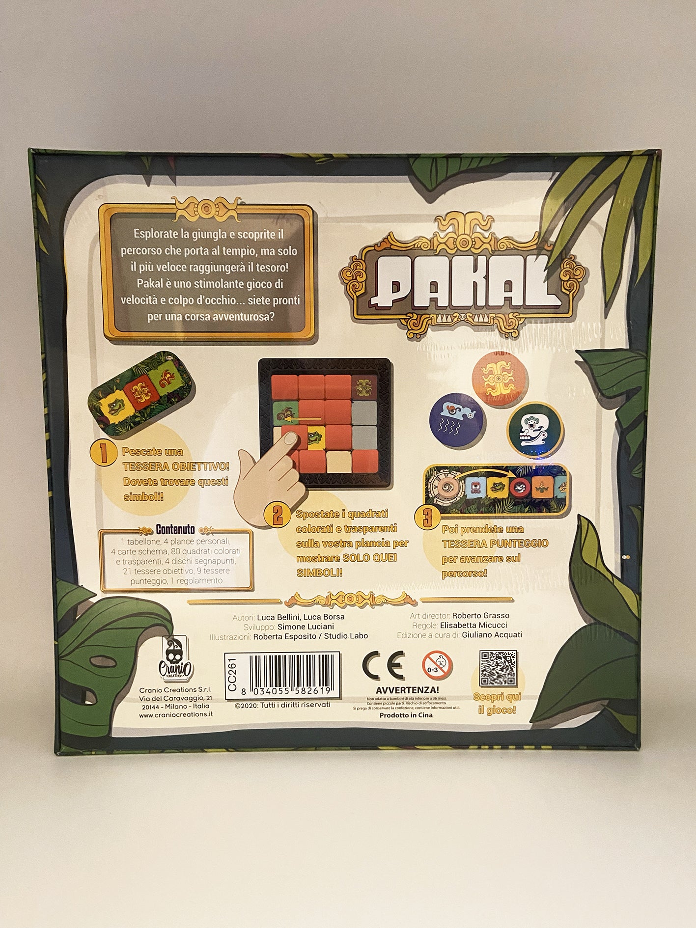 Pakal Scoprite il sentiero nascosto Gioco da tavolo Cranio Creations Usato