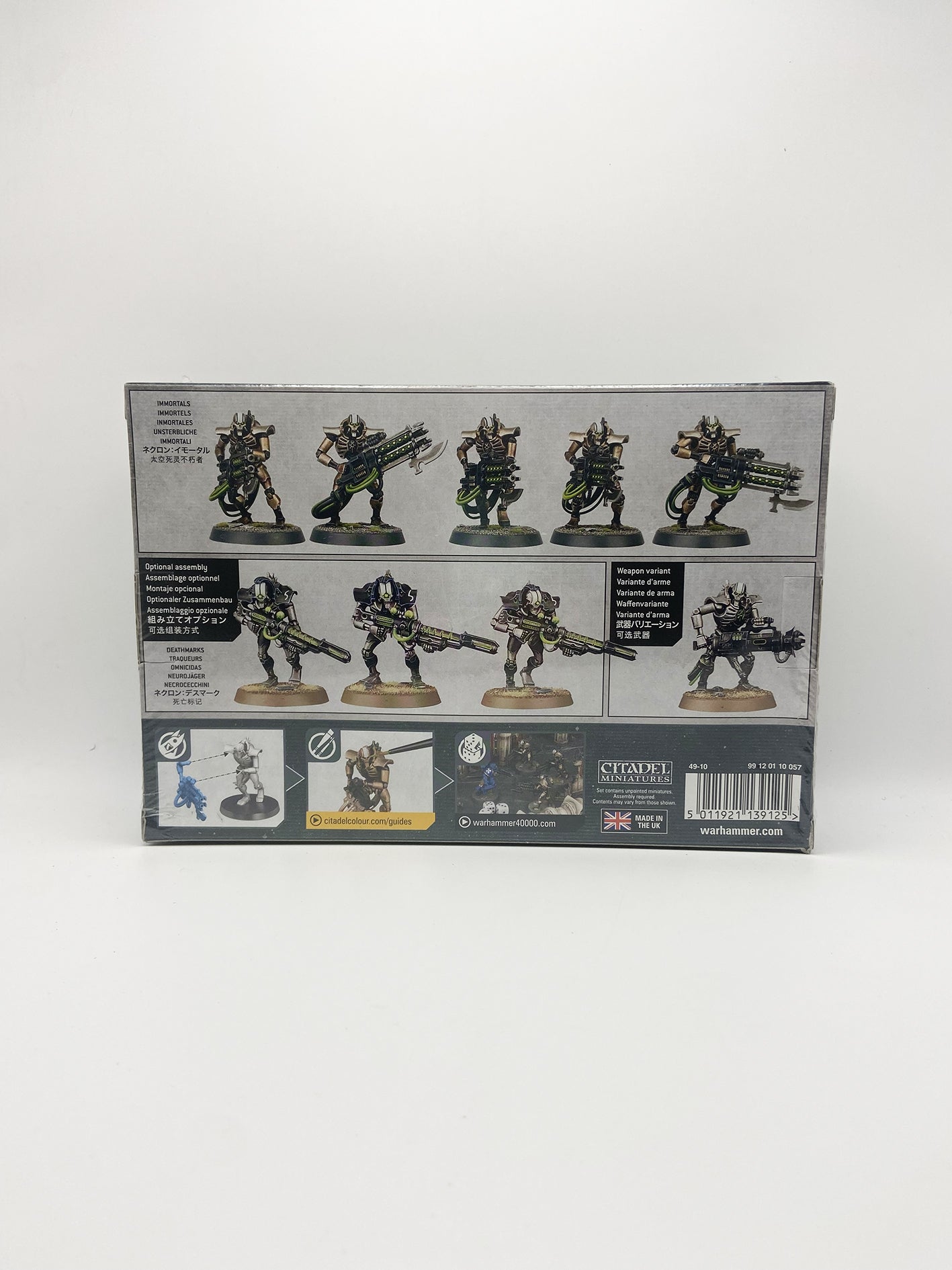 Warhammer 40000 Necrons Immortals Citadel Miniatures Games Workshop