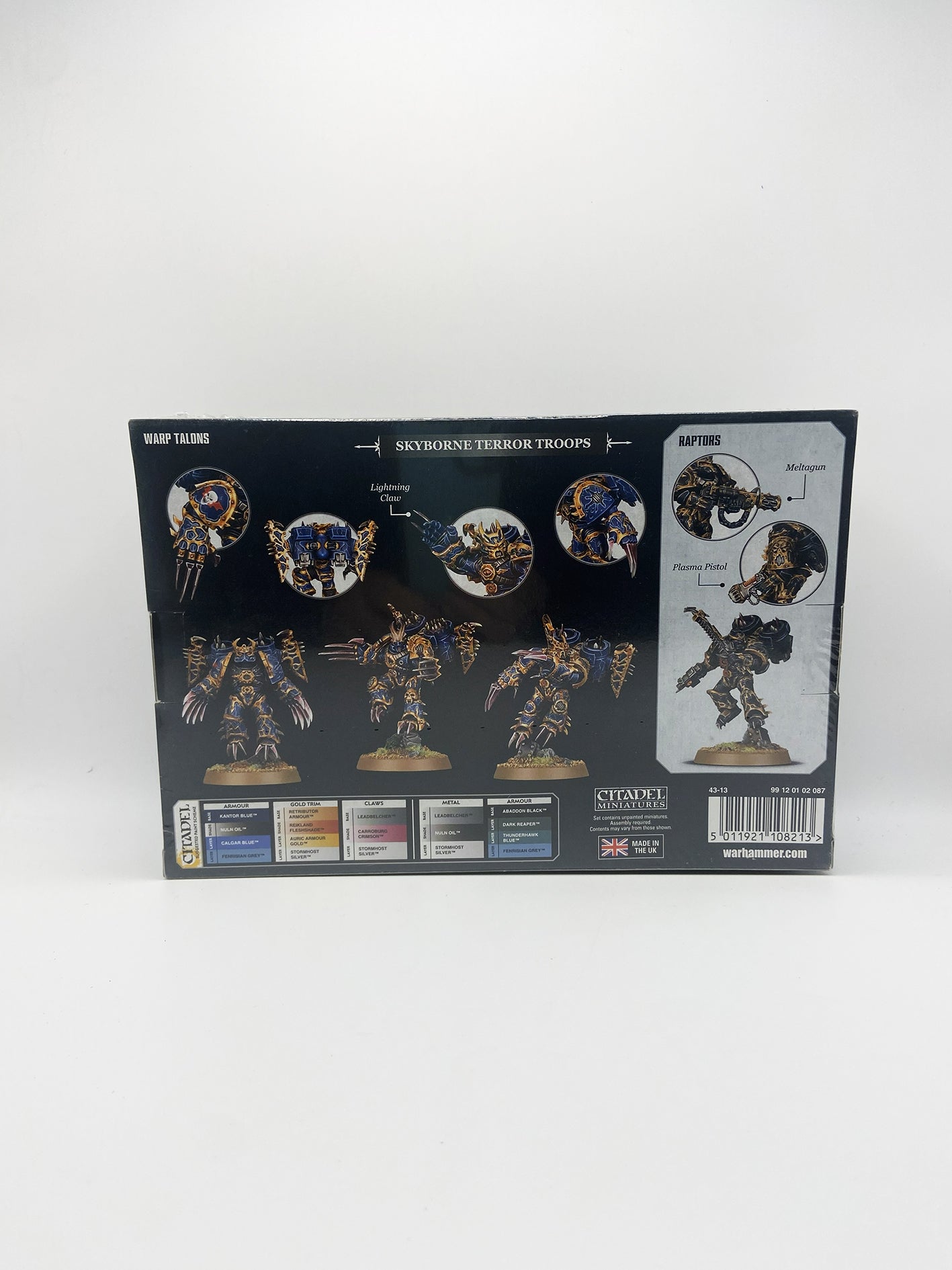 Warhammer 40000 Chaos Space Marines Raptors Citadel Miniatures Games Workshop