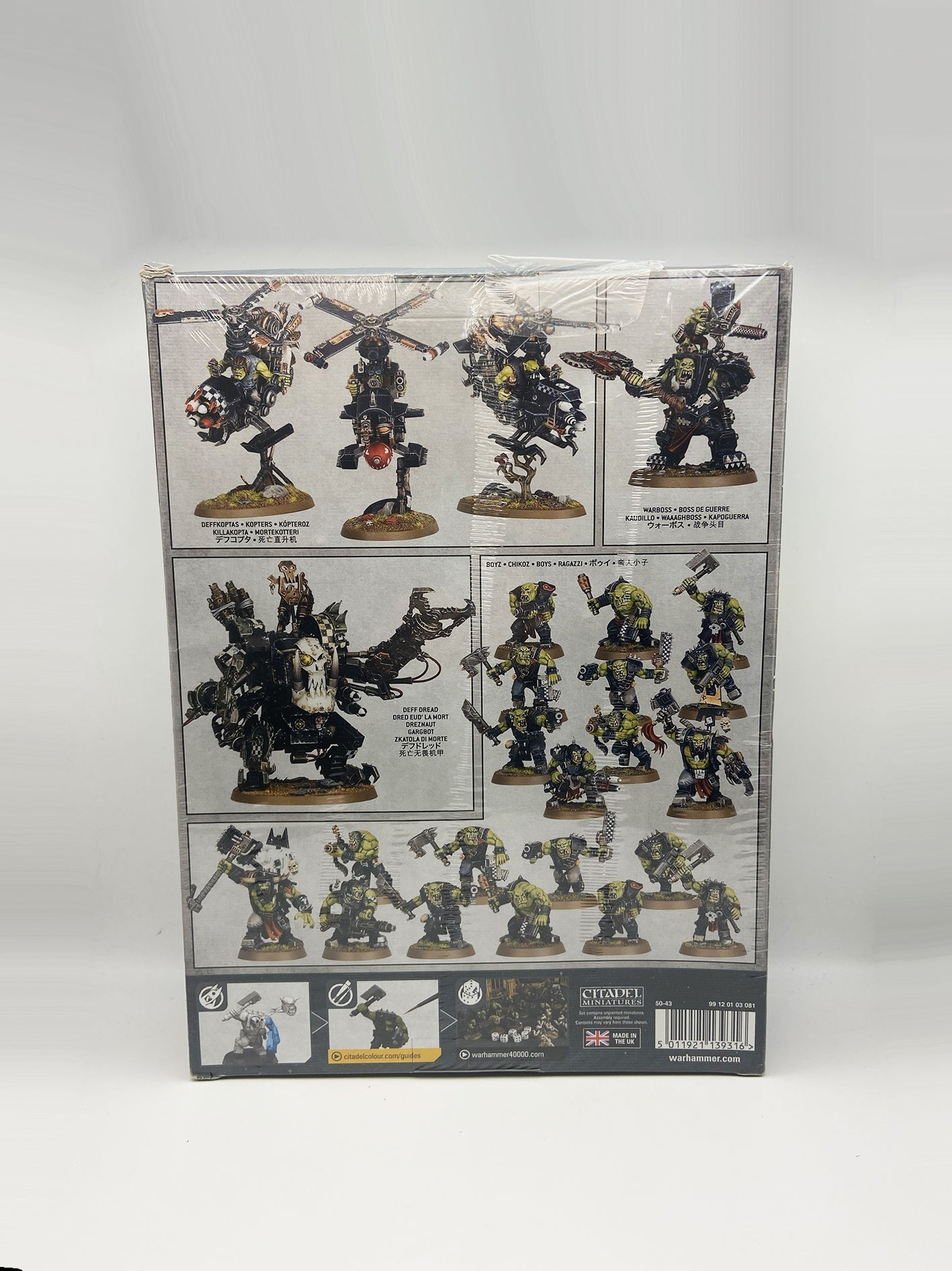 Warhammer 40000 Orks Pattuglia da combattimento Combat Patrol Citadel Miniatures