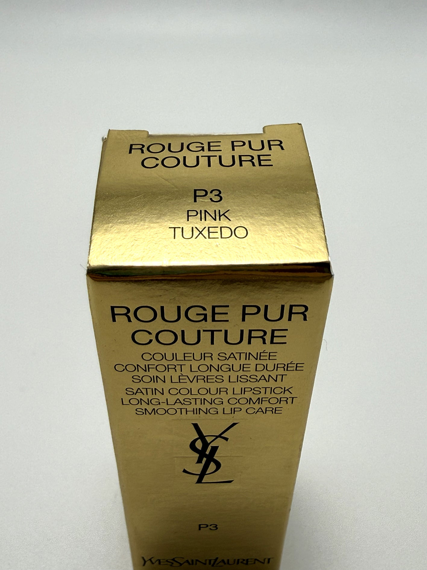 Yves Saint Laurent Rouge Pur Couture P3 Pink Tuxedo Rossetto Satinato YSL Beauty Trucco Make up