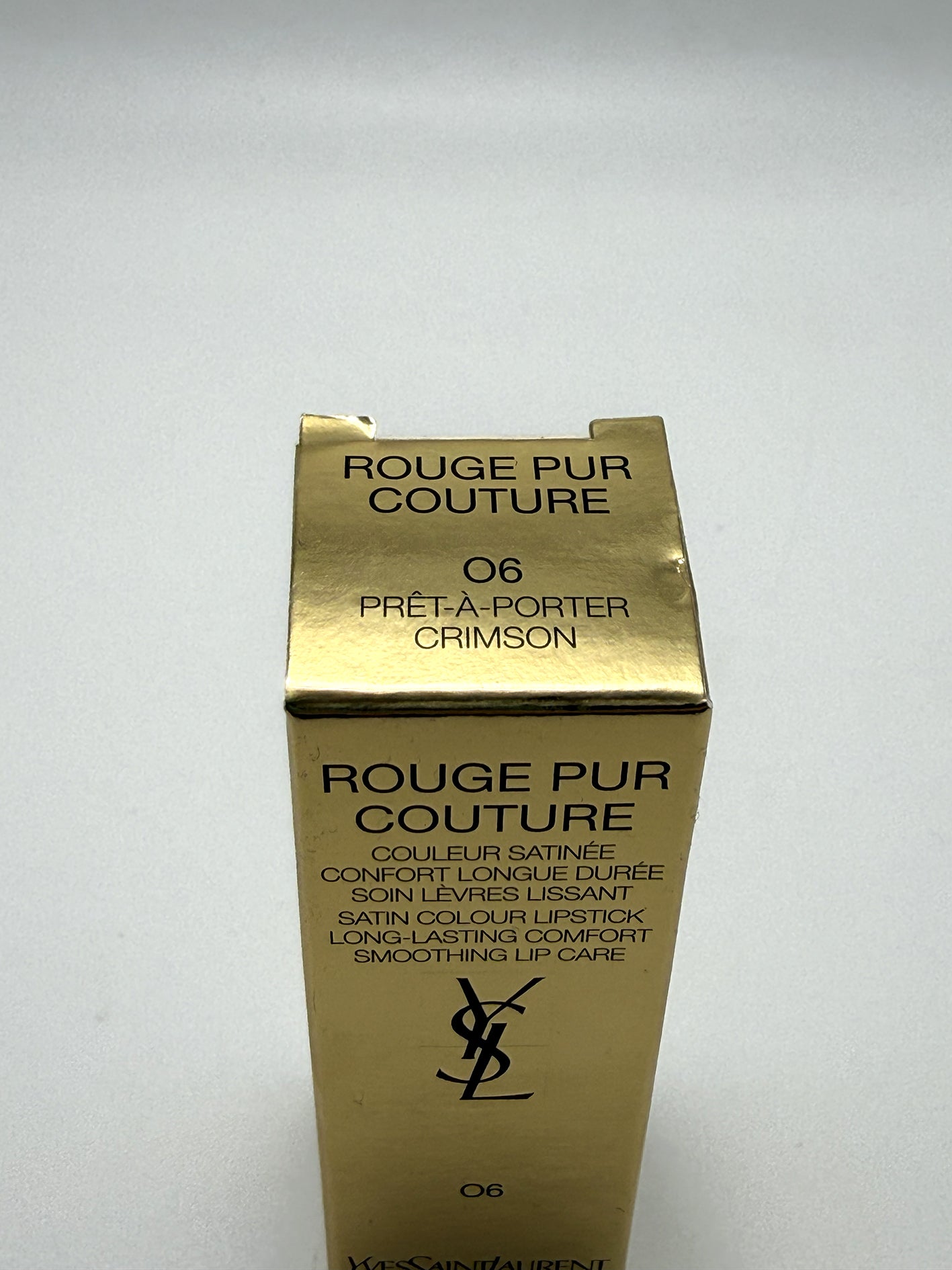 Yves Saint Laurent Rouge Pur Couture O6 Prèt-à-porter Crimson Rossetto Satinato YSL Beauty Trucco Make up