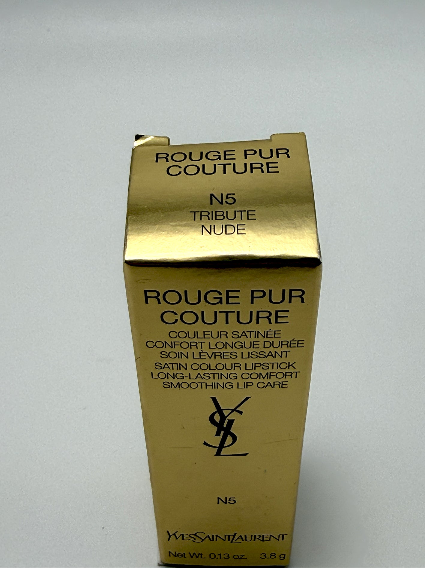 Yves Saint Laurent Rouge Pur Couture N5 Tribute Nude Rossetto Satinato YSL Beauty Trucco Make up