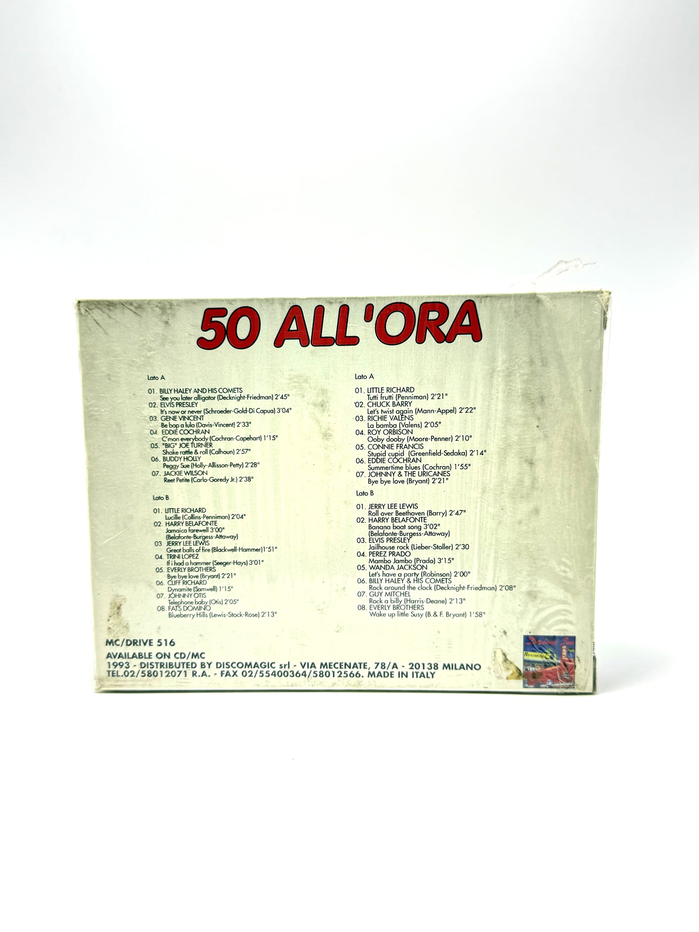 50 All'ora Various 2 x Cassette audio mc sigillate 1994