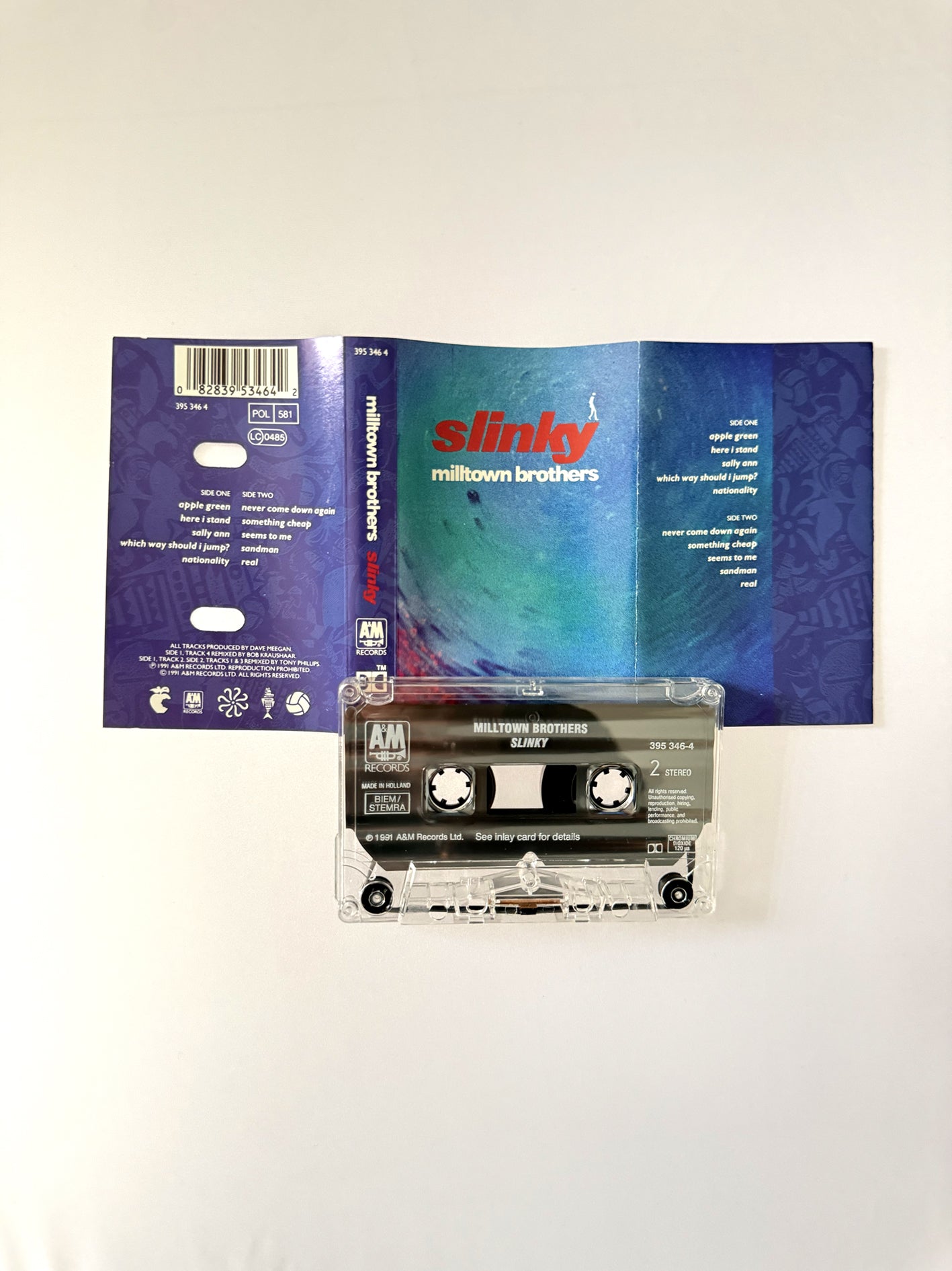 Milltown Brothers Slinky cassetta audio mc 1991
