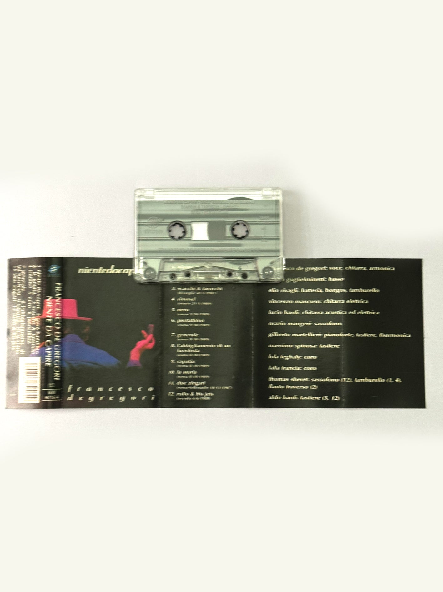Francesco De Gregori Niente da capire audio mc 1990
