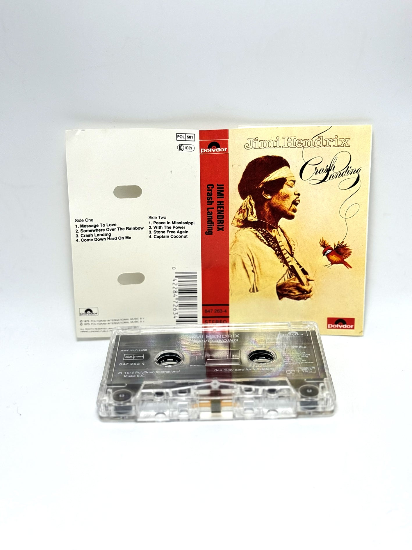 Jimi Hendrix Crash Landing cassetta audio mc 1991