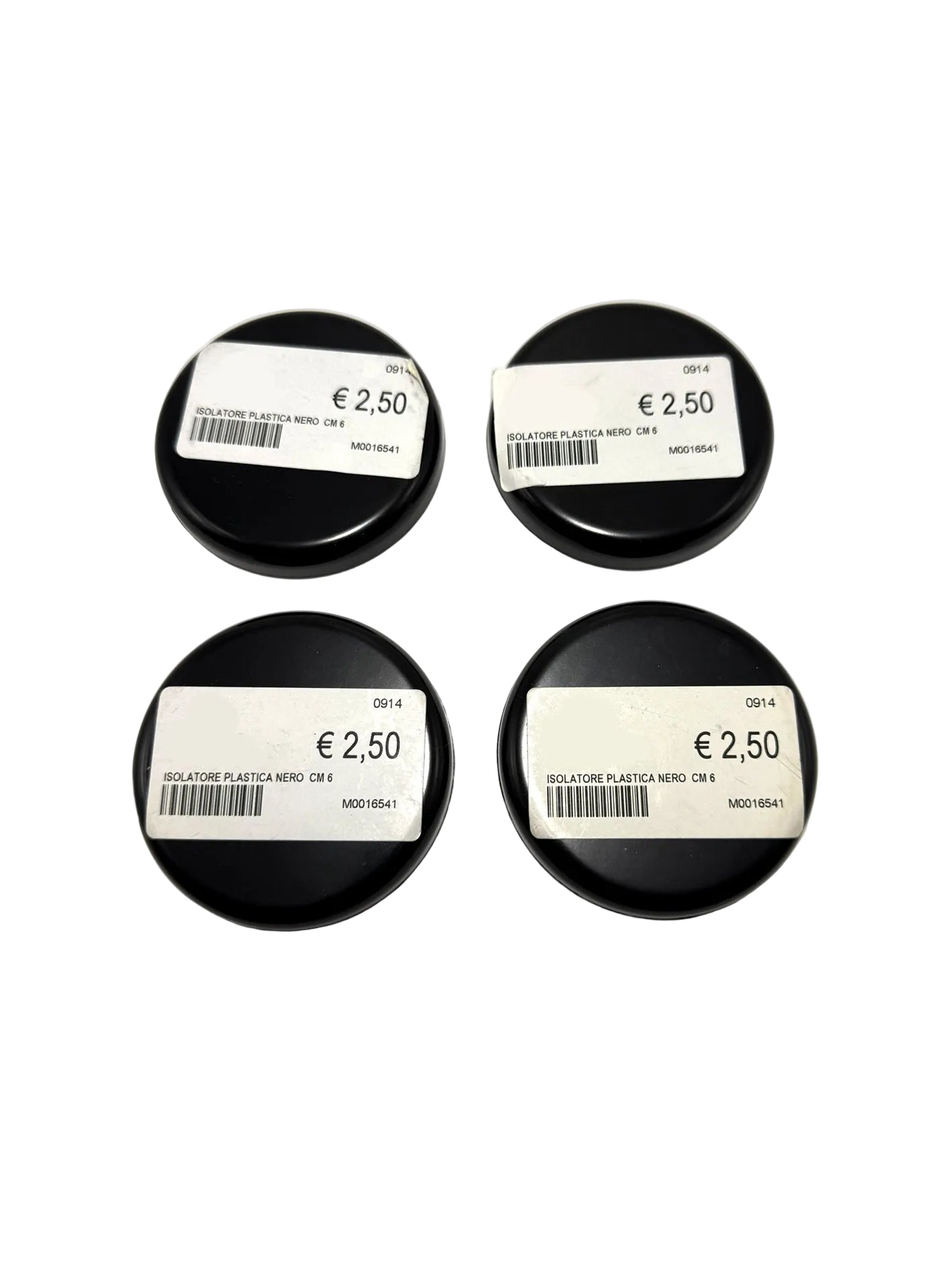 Isolatori Piedini plastica nera per Pianoforte 6 cm set 4 pezzi piano caster cups