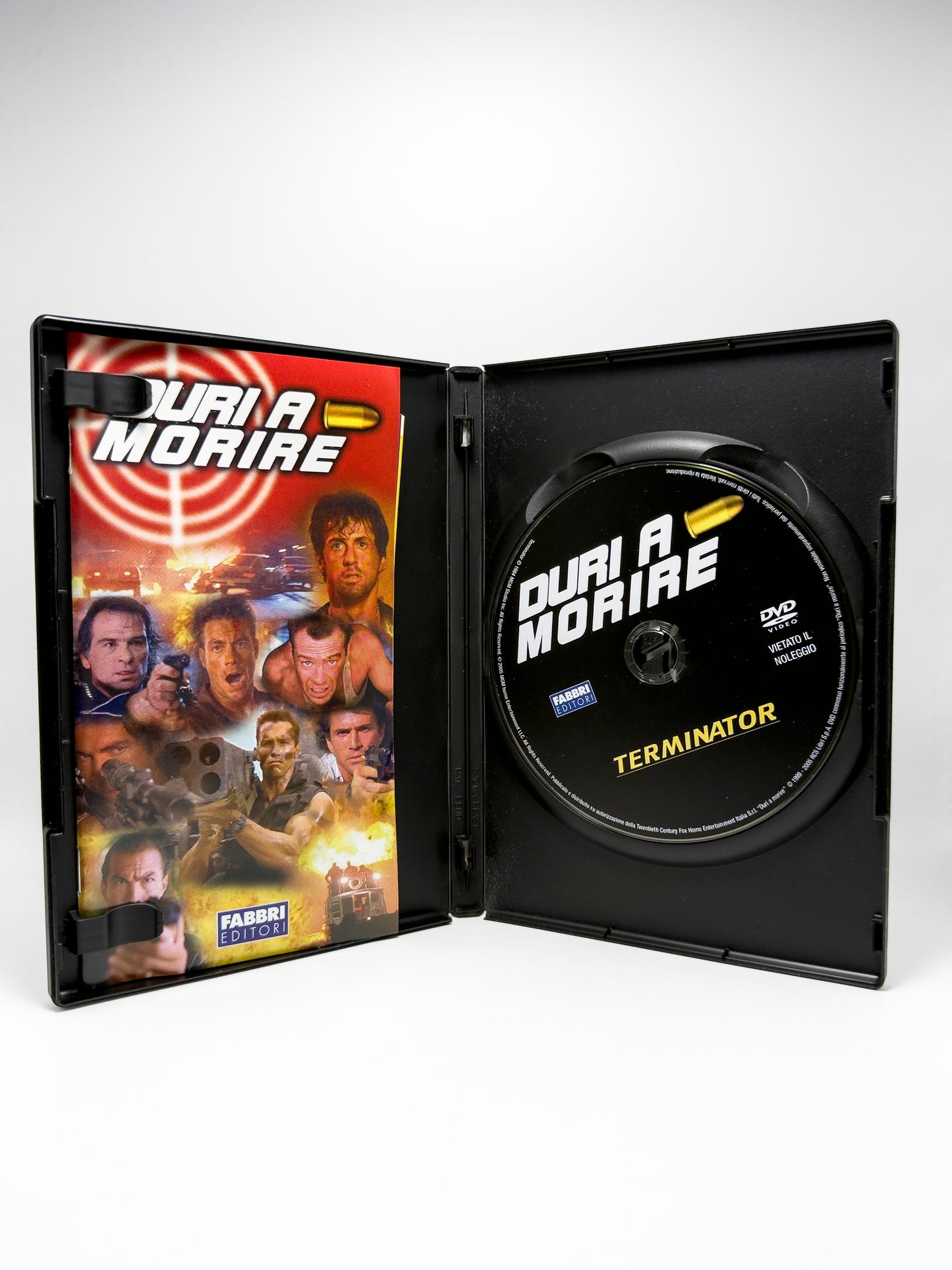 Terminator Shwarzenegger Duri a morire Fabbri Editori DVD Film Movie