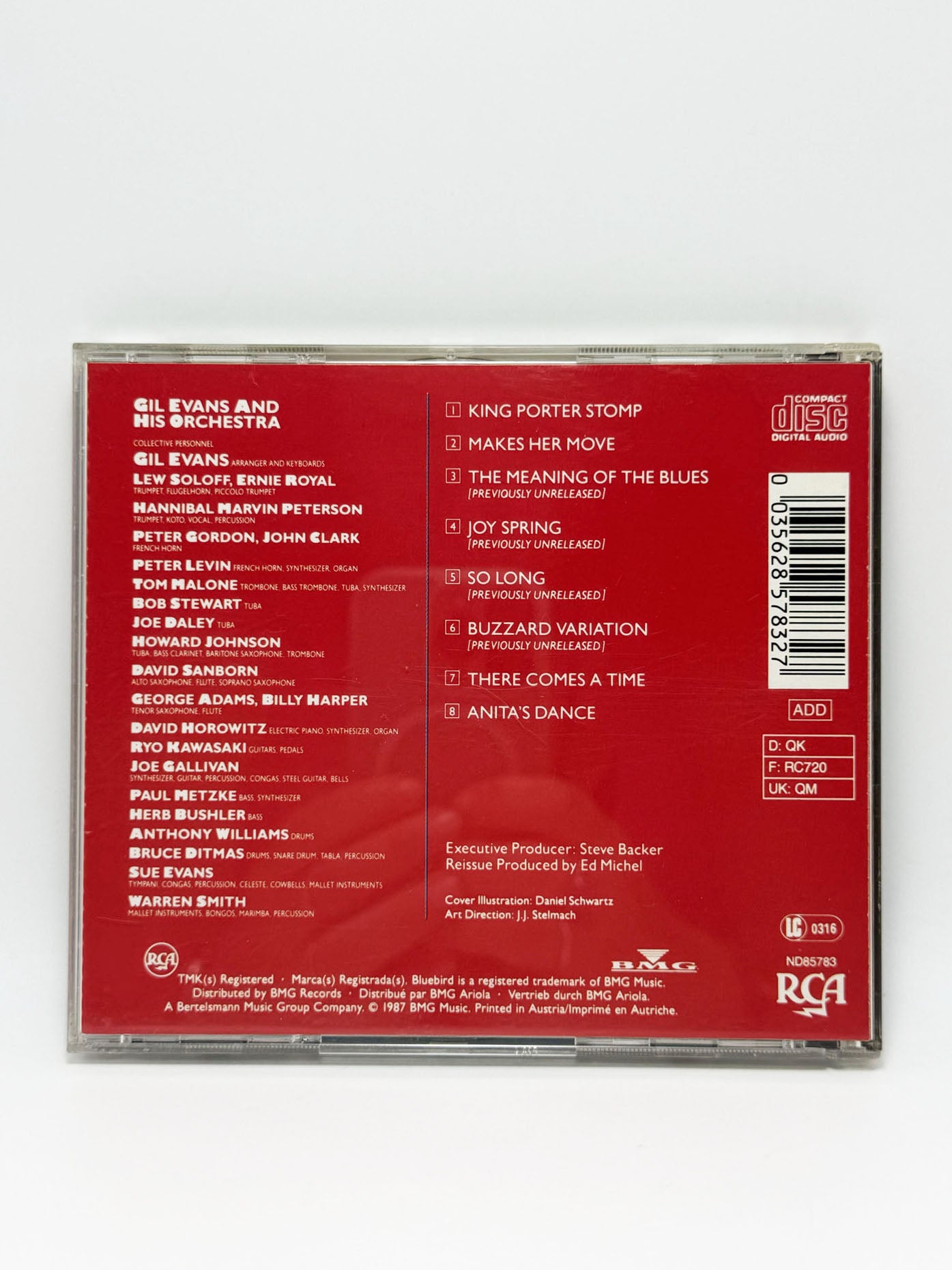 Gil Evans – There Comes A Time CD Jazz 1987