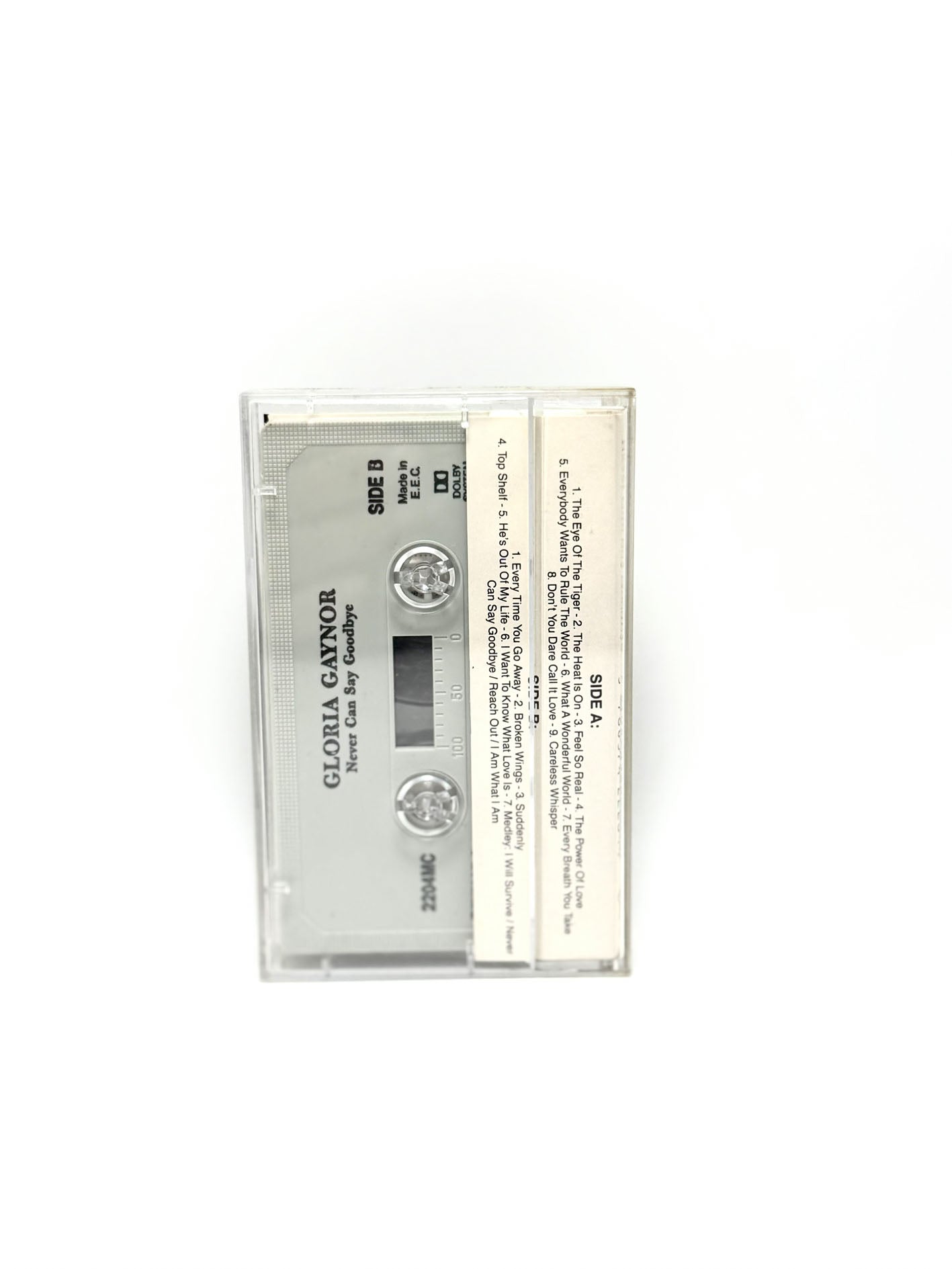 Gloria Gaynor Never Can Say Goodbye cassetta audio mc 1989