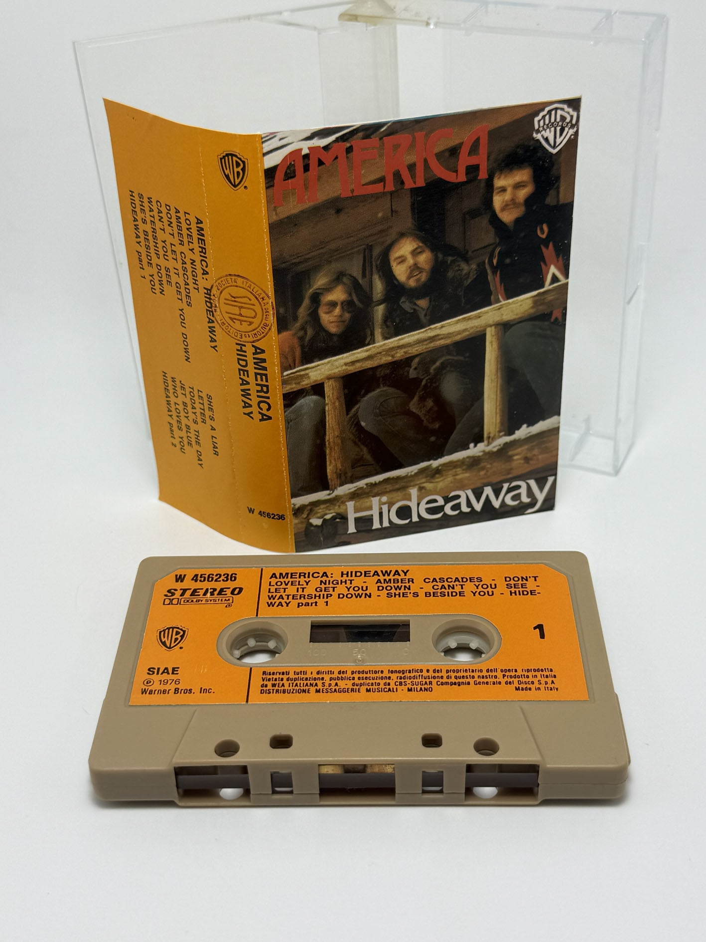 America Hideaway cassetta audio mc 1976