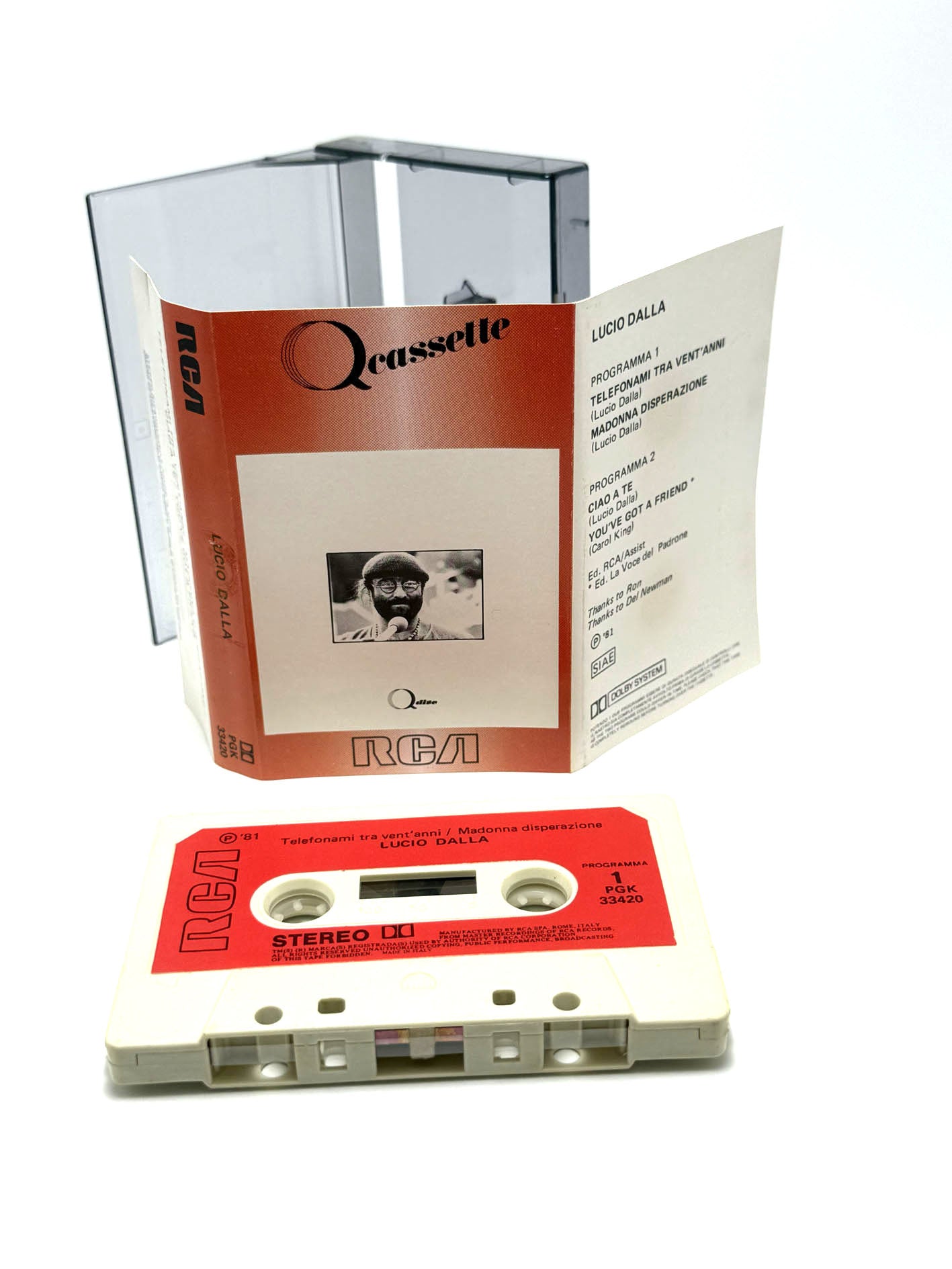 Lucio Dalla Lucio Dalla cassetta audio mc 1981