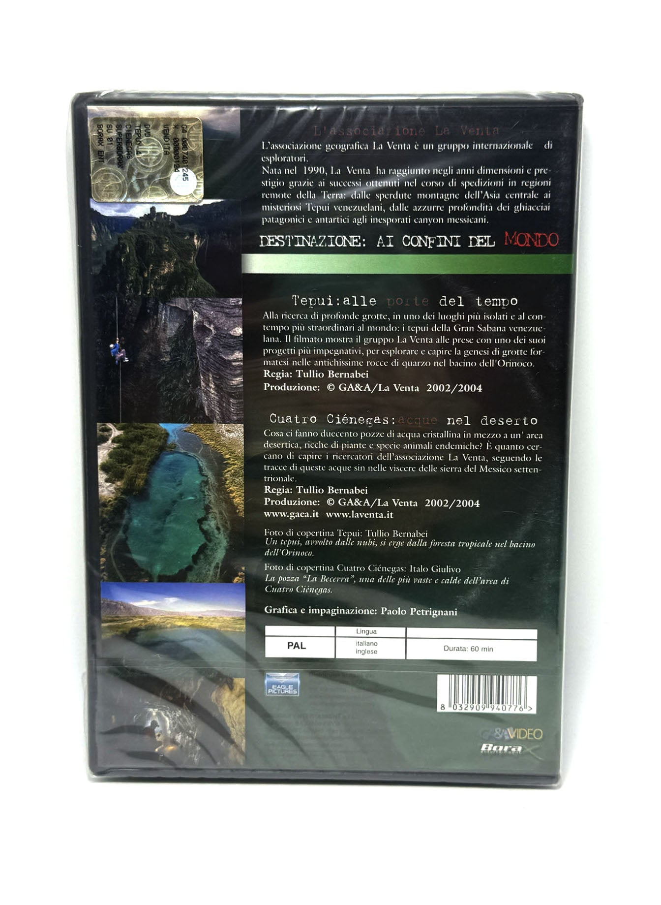 Venezuela, Tepui: alle porte del tempo. Cohauila, Messico: Cuatro Ciénagas DVD Docu Film movie