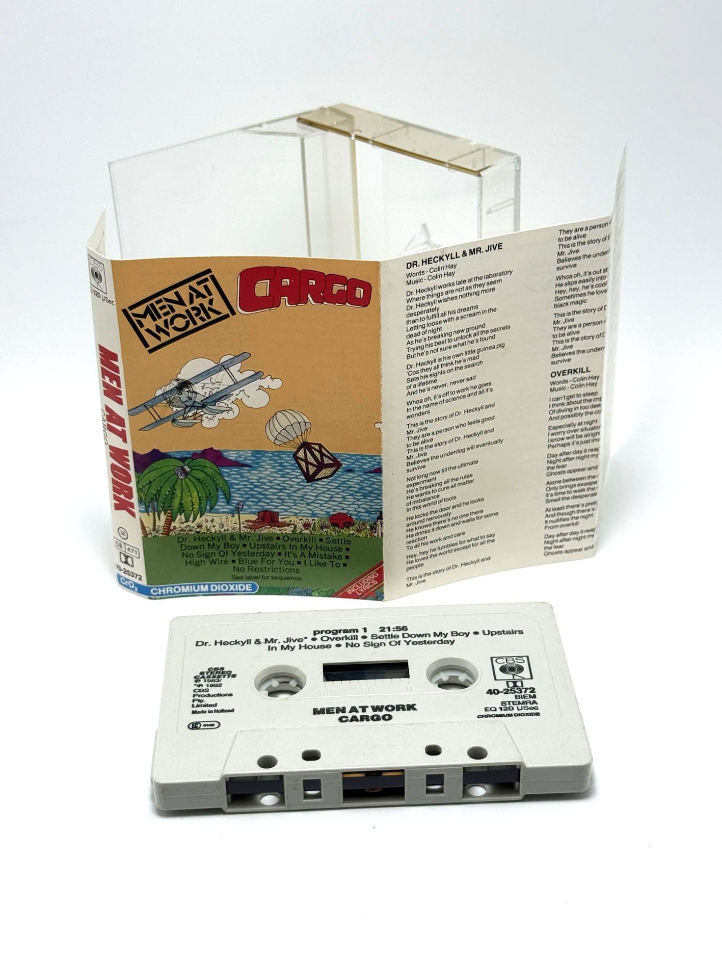 Men At Work Cargo cassetta audio mc 1983