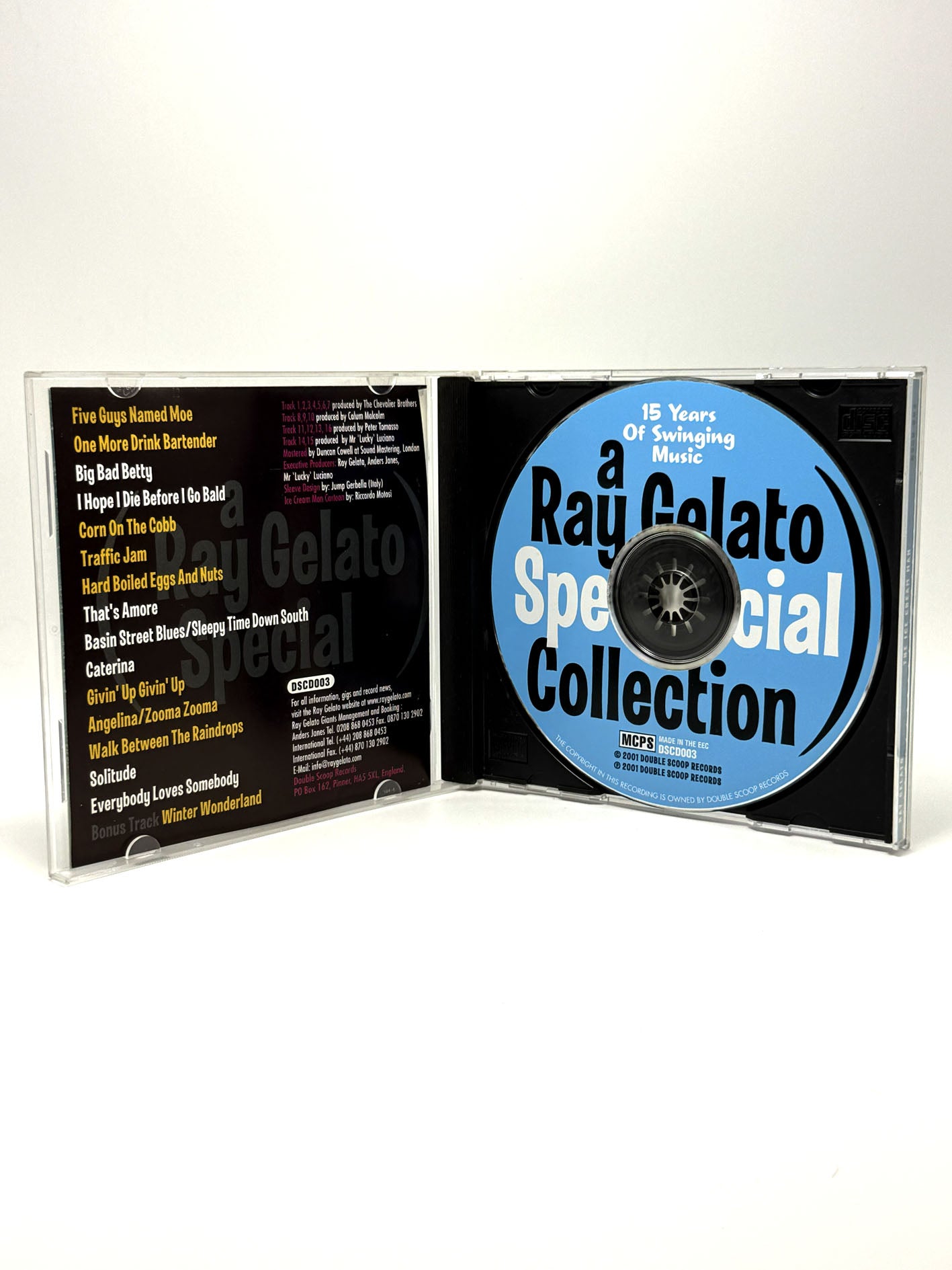 Ray Gelato The Ice Cream Man CD 2001