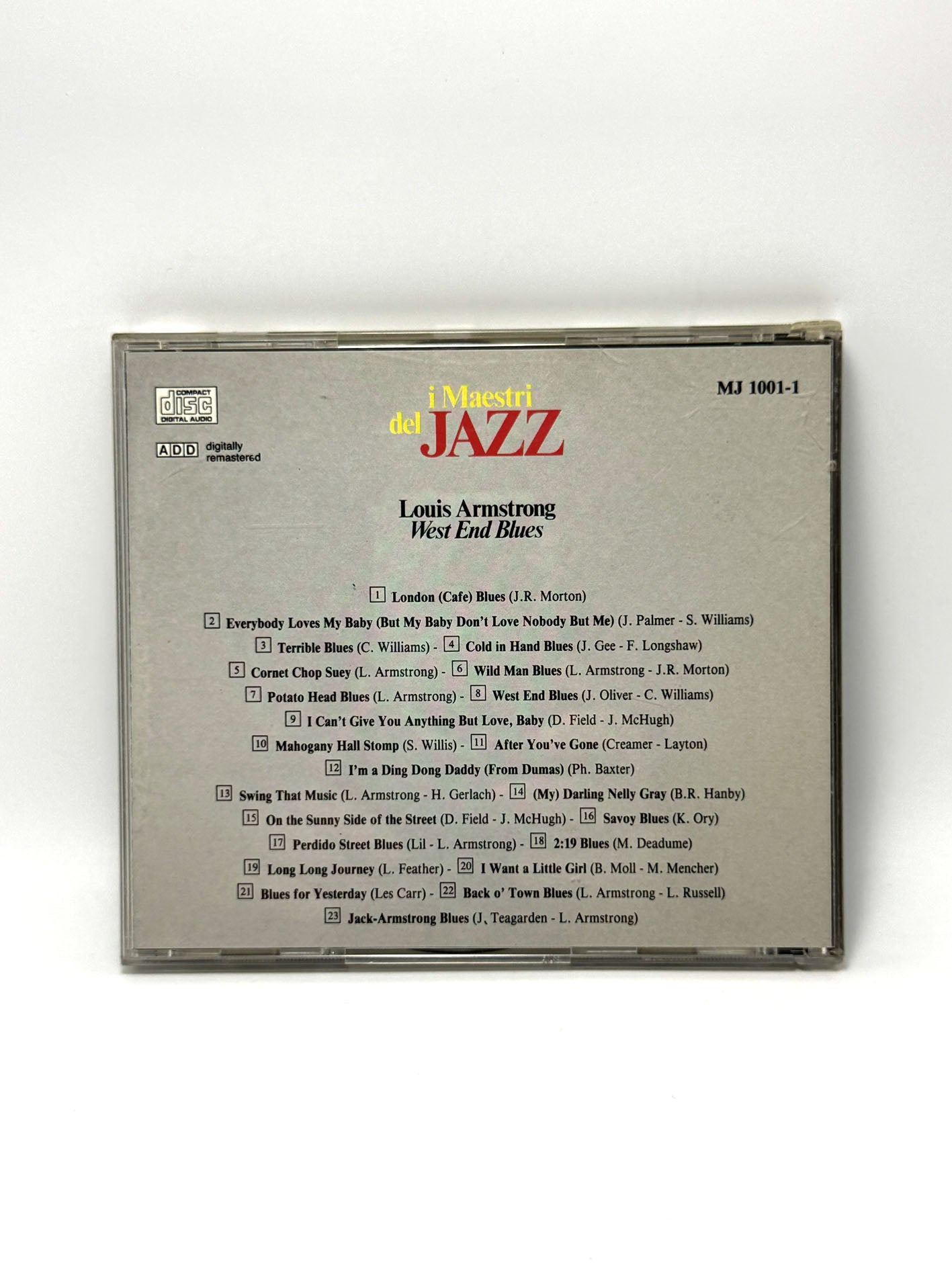 Louis Armstrong West End Blues CD 1990