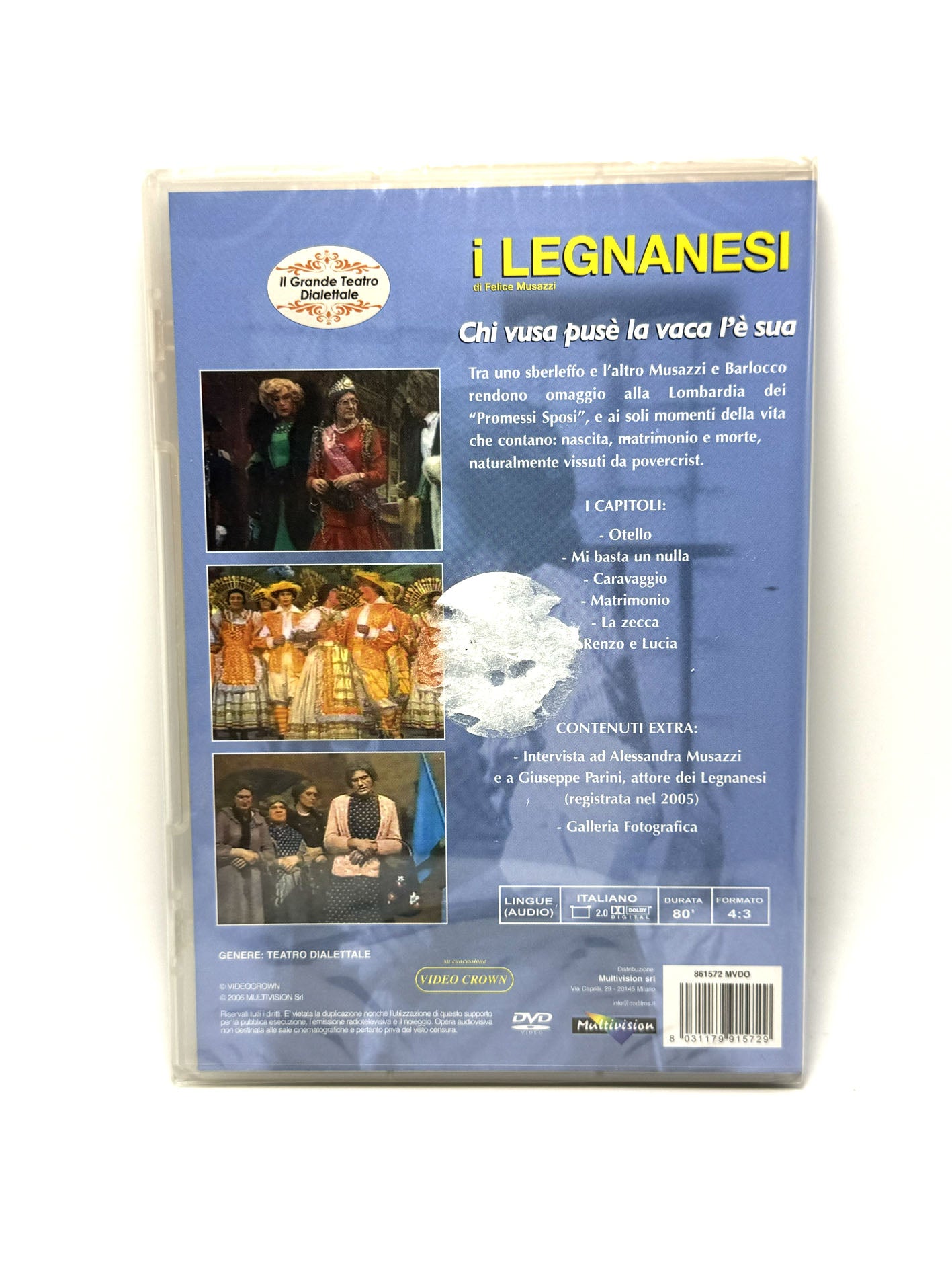 I Legnanesi. Chi vusa pusè... la vacca l'è sua DVD Film Movie Teatro