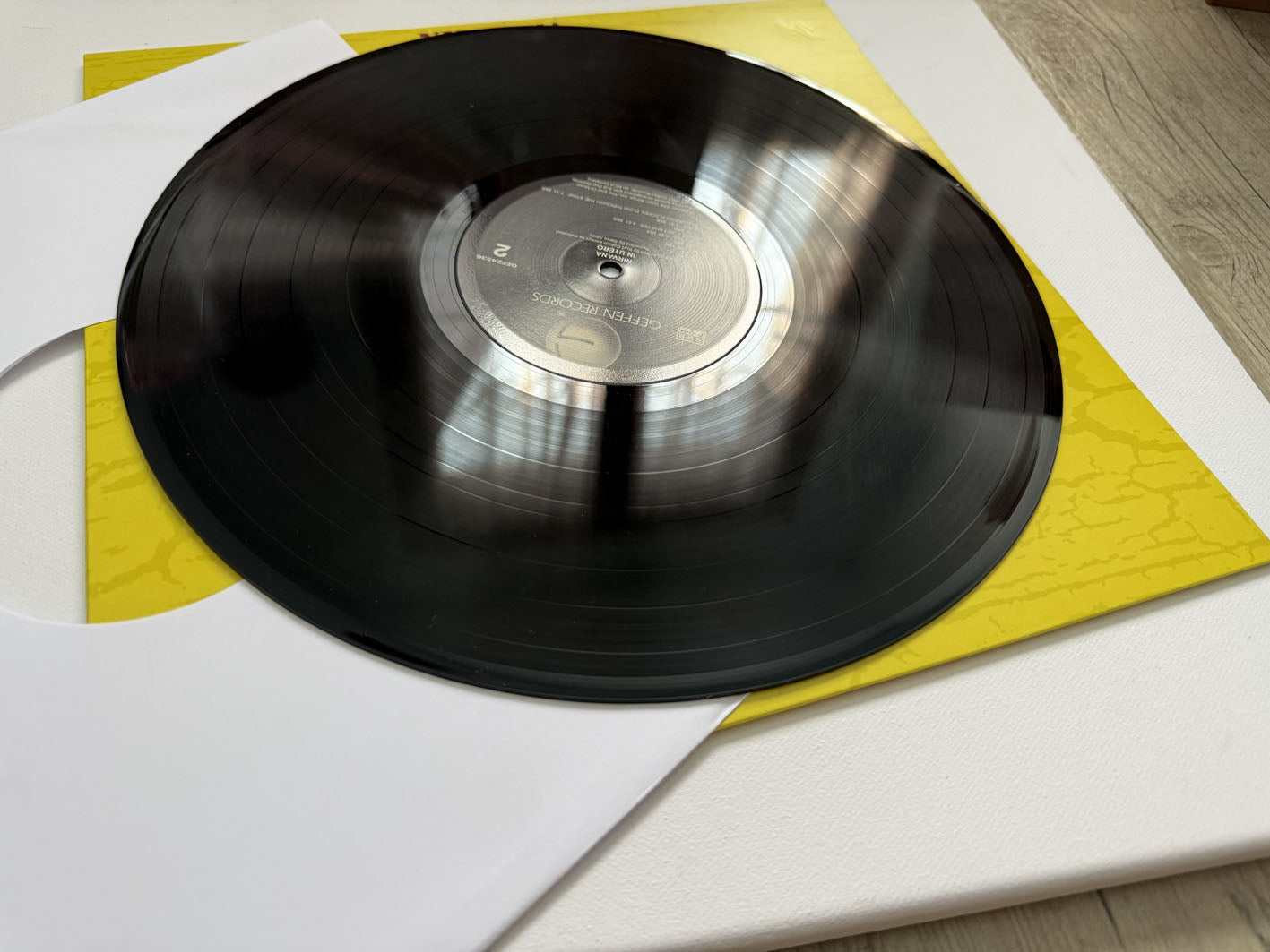 Nirvana In Utero Vinile LP Disco Reissue EX