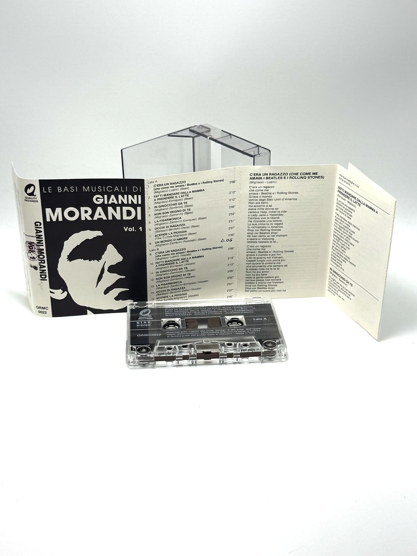 Le basi musicali di Gianni Morandi Vol. 1 cassetta audio mc