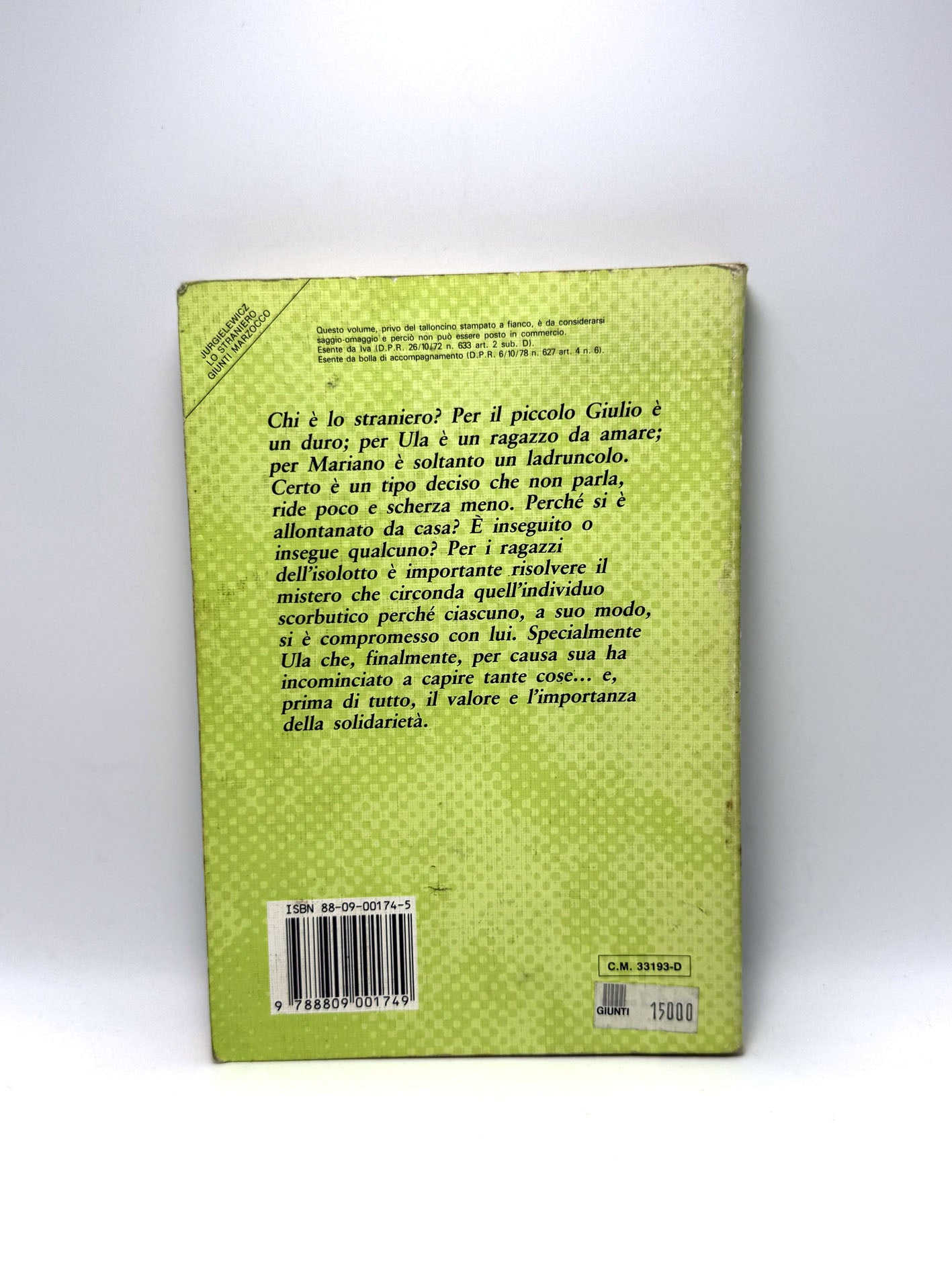 Lo straniero Irena Jurgielewicz Per la Scuola media Libro usato