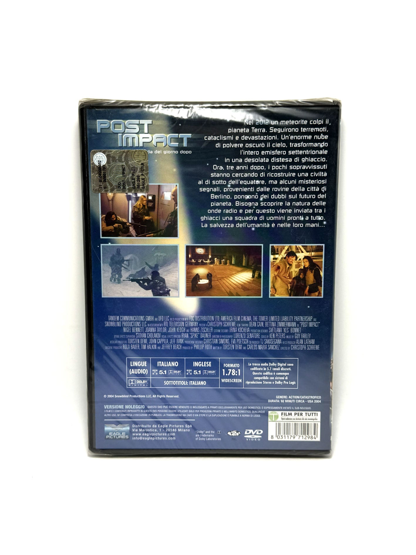 Post Impact DVD Film Movie Azione Fantascienza