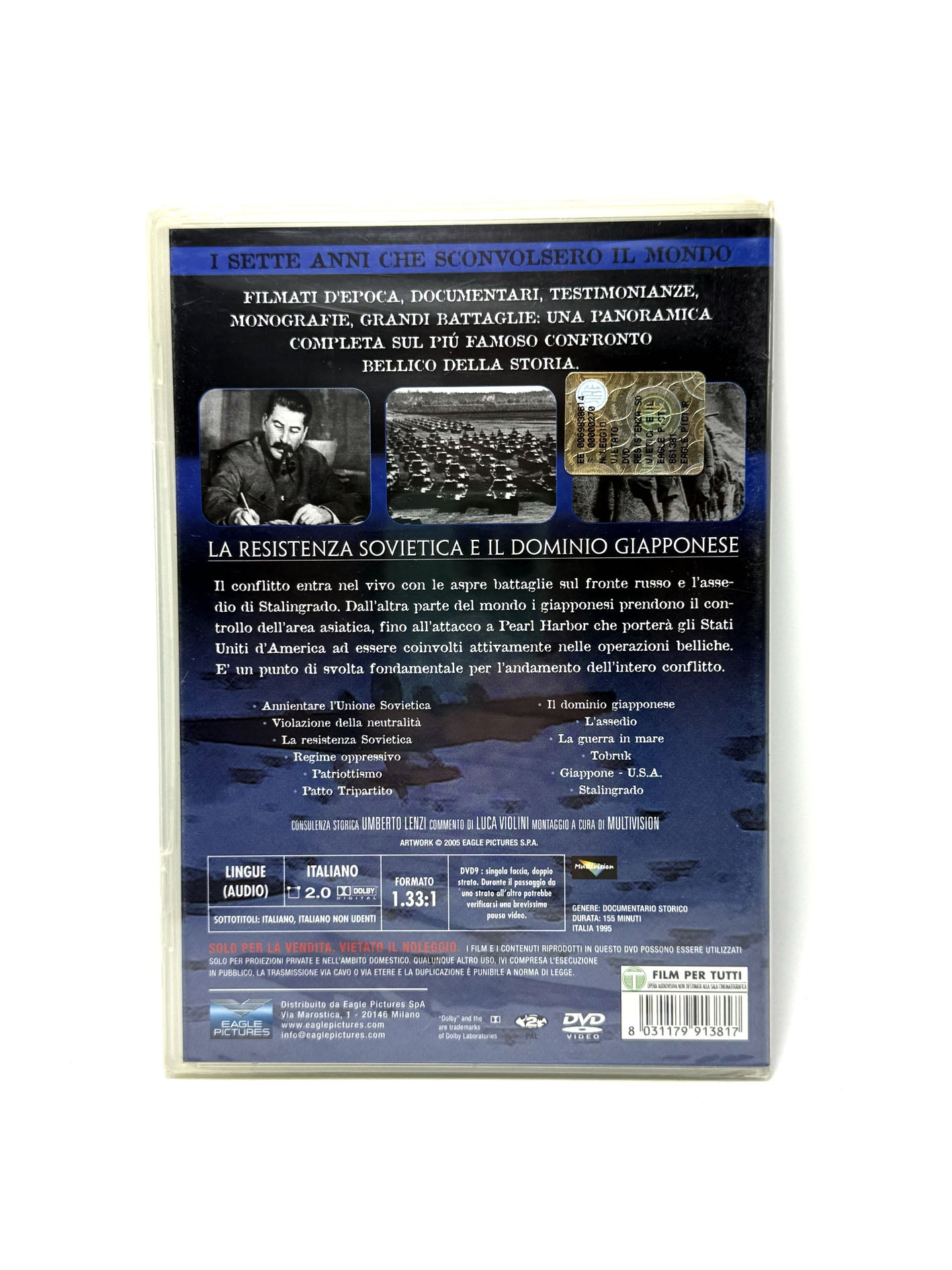 La Resistenza Sovietica E Il Dominio giapponese DVD Film Movie Docu