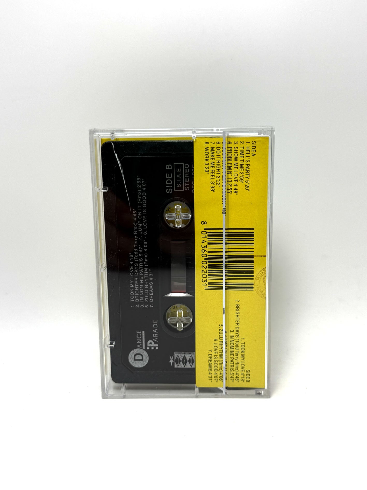 Various Dance Parade 101 cassetta audio mc Tape 1993 rara