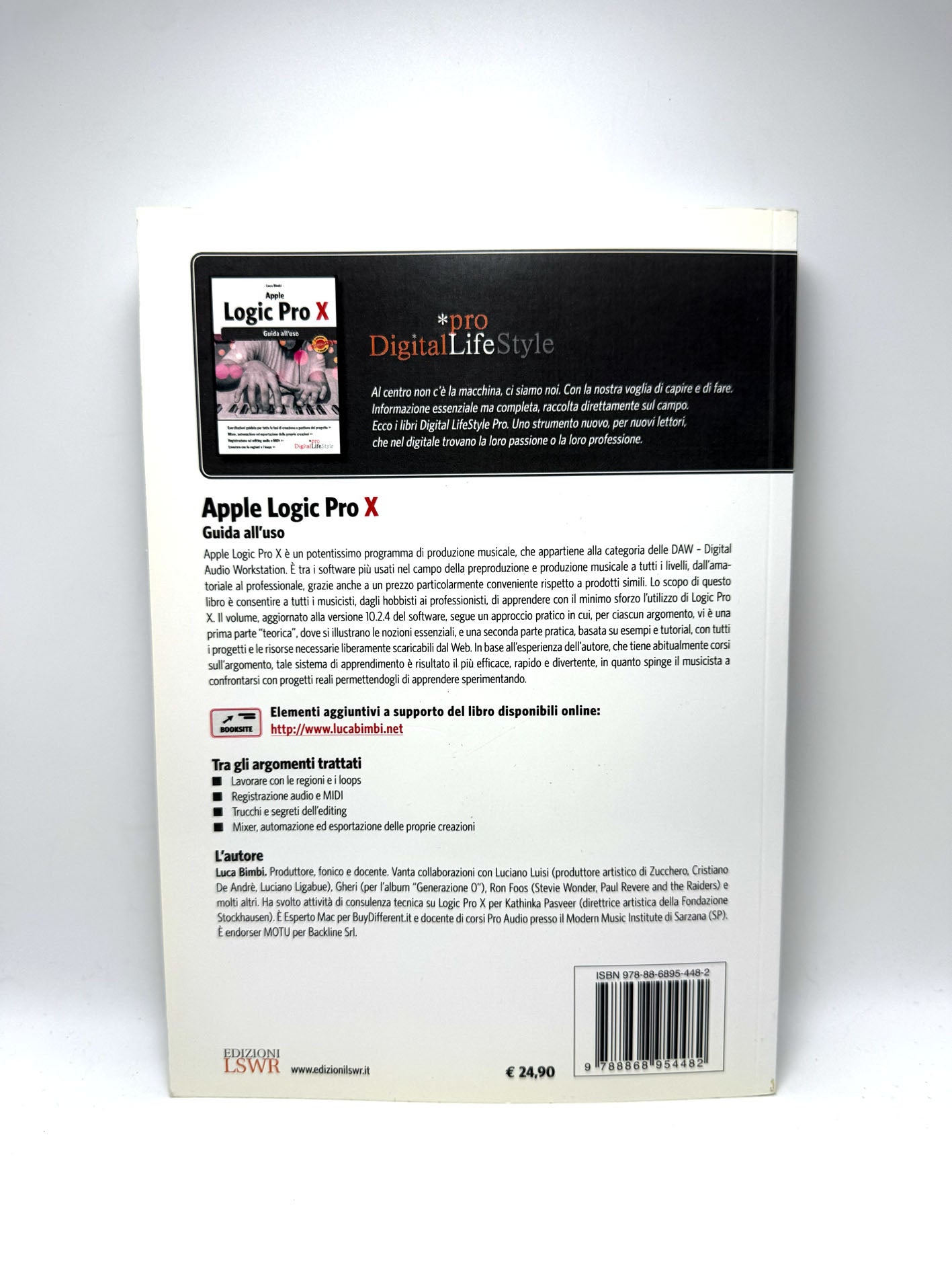 Apple Logic Pro X. Guida all'uso Luca Bimbi Edizione a colori Libro nuovo