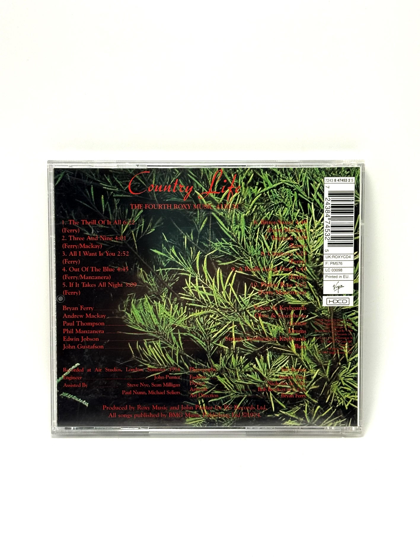 Roxy Music Country Life CD 1999
