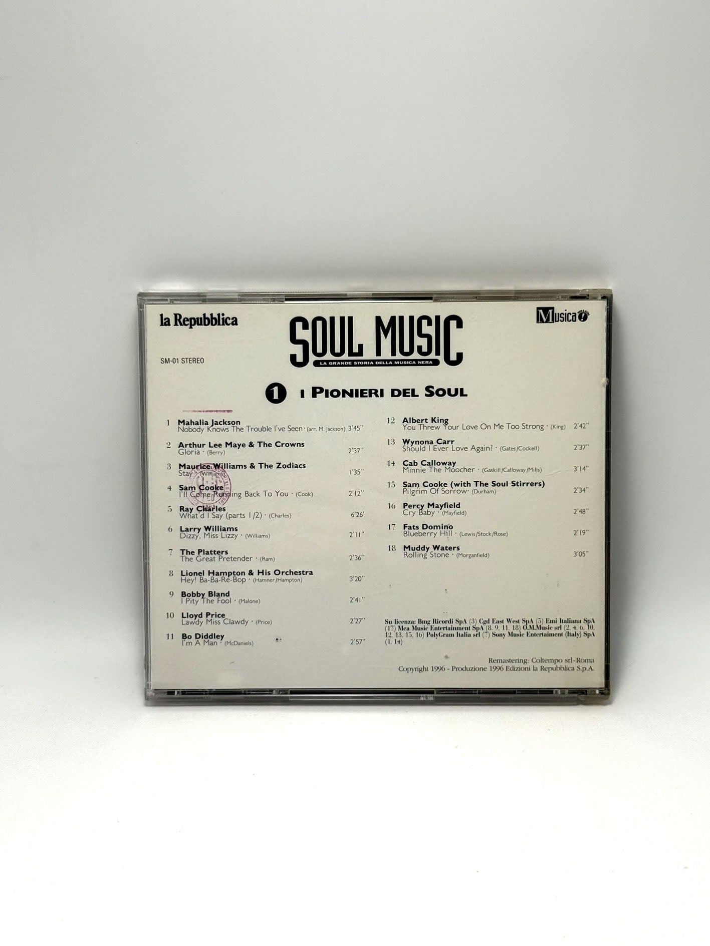Various I Pionieri Del Soul CD 1996