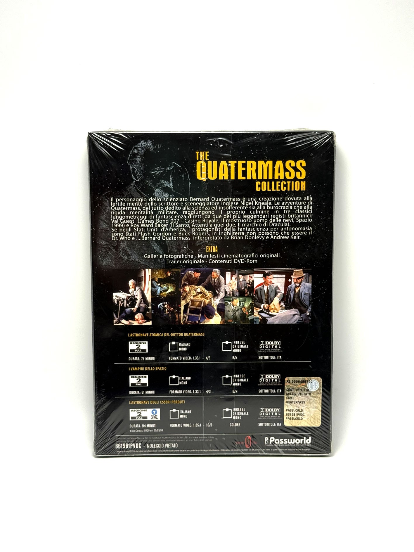 The Quatermass Collection Cofanetto 3 DVD Film Movie Horror