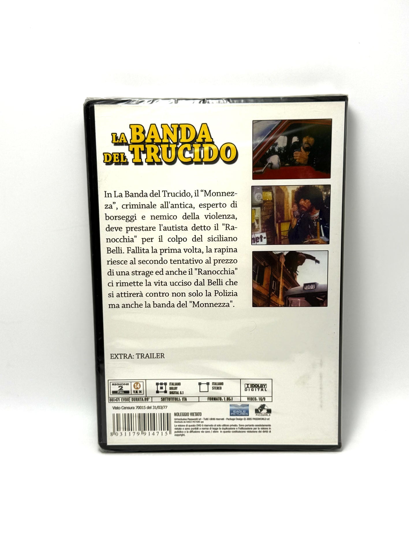 La banda del trucido DVD Film Movie Tomas Millan Il monnezza