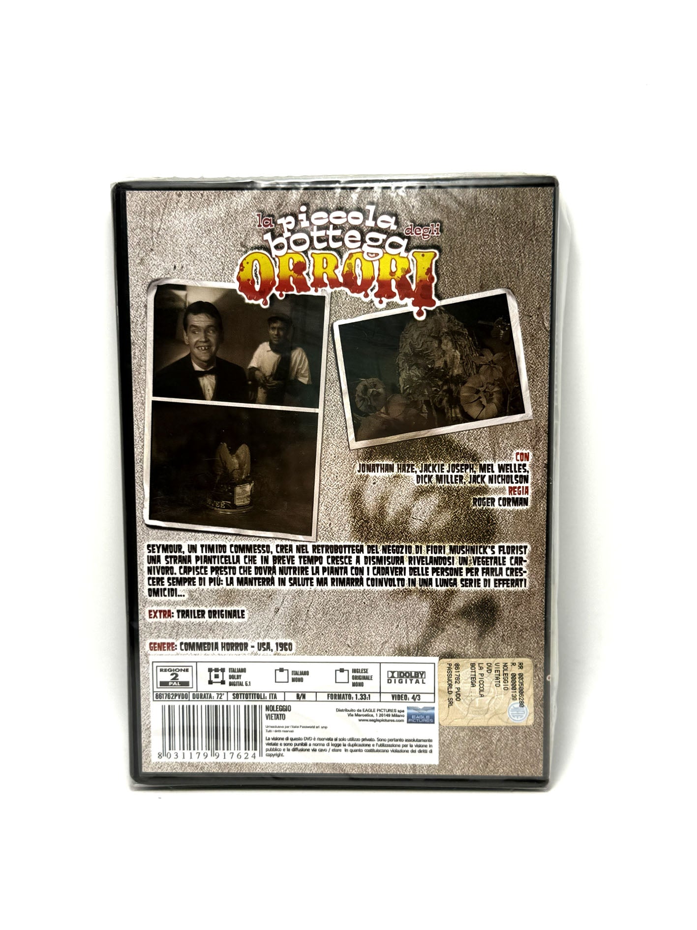 La Piccola Bottega Degli Orrori DVD Film Movie Commedia Horror