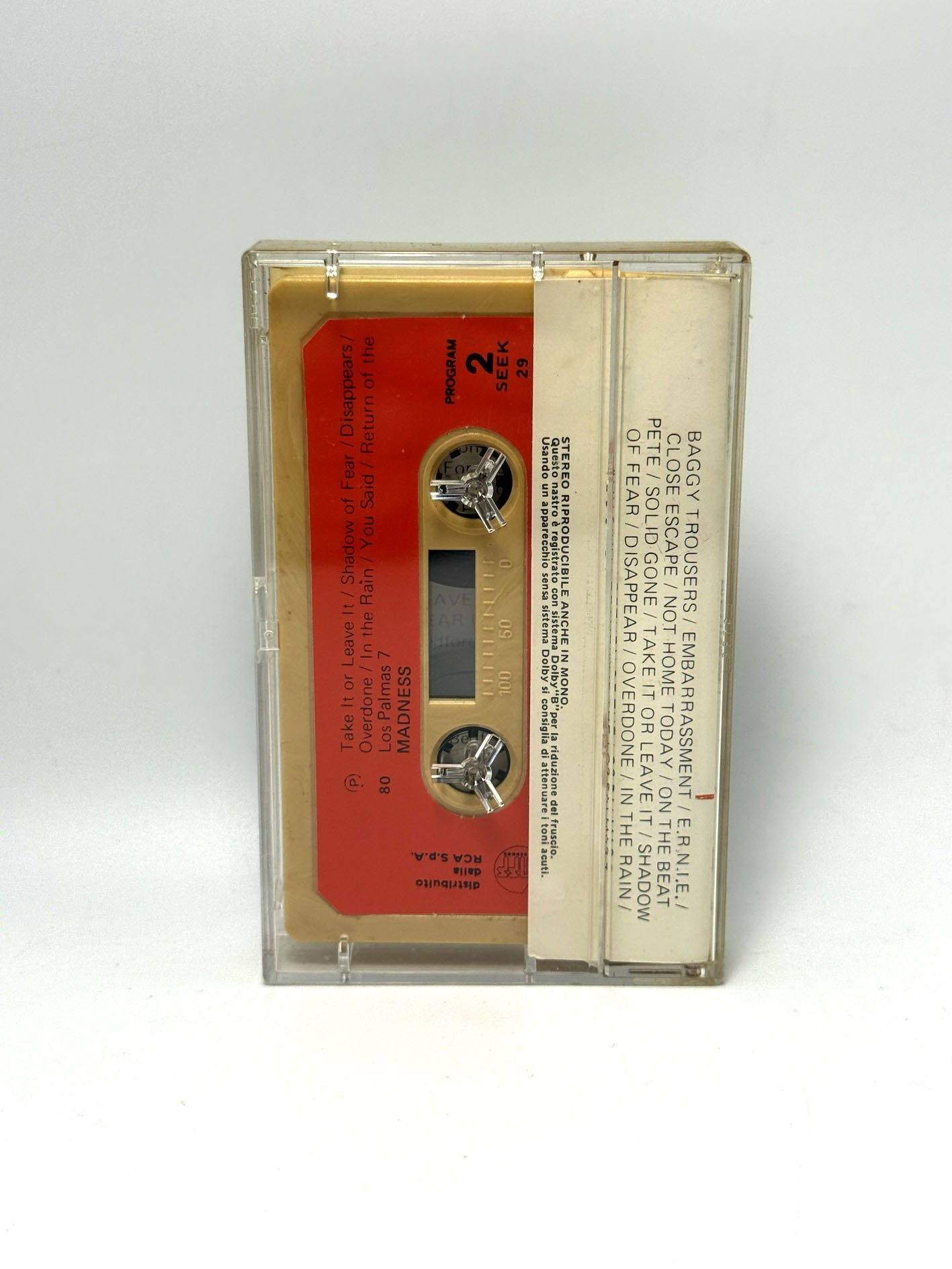 Madness Absolutely cassetta audio mc tape 1980