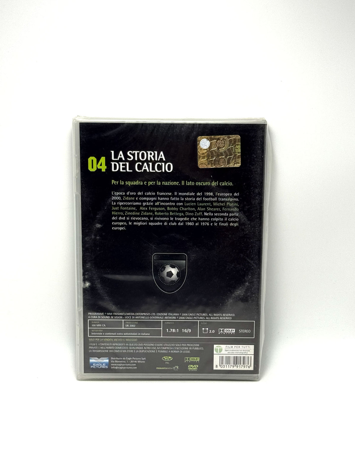 DVD La Storia Del Calcio volume 4: Per La Squadra Per La Nazione. Il lato oscuro del calcio.