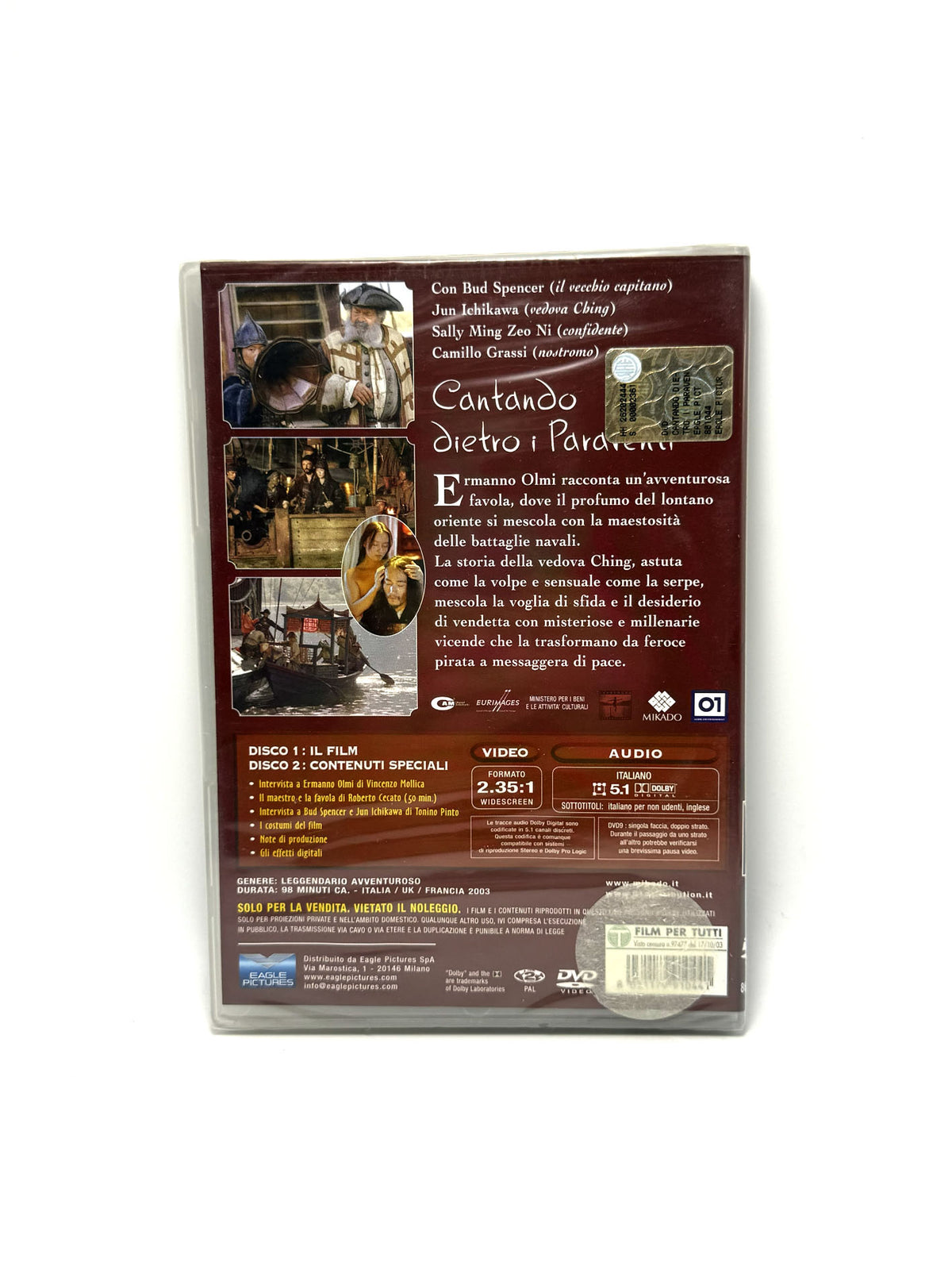 Cantando dietro i paraventi DVD Film Movie Avventuroso Ermanno Olmi