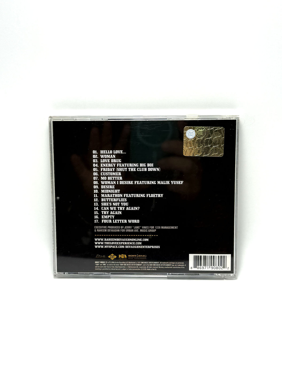 Raheem DeVaughn Love Behind The Melody CD 2008
