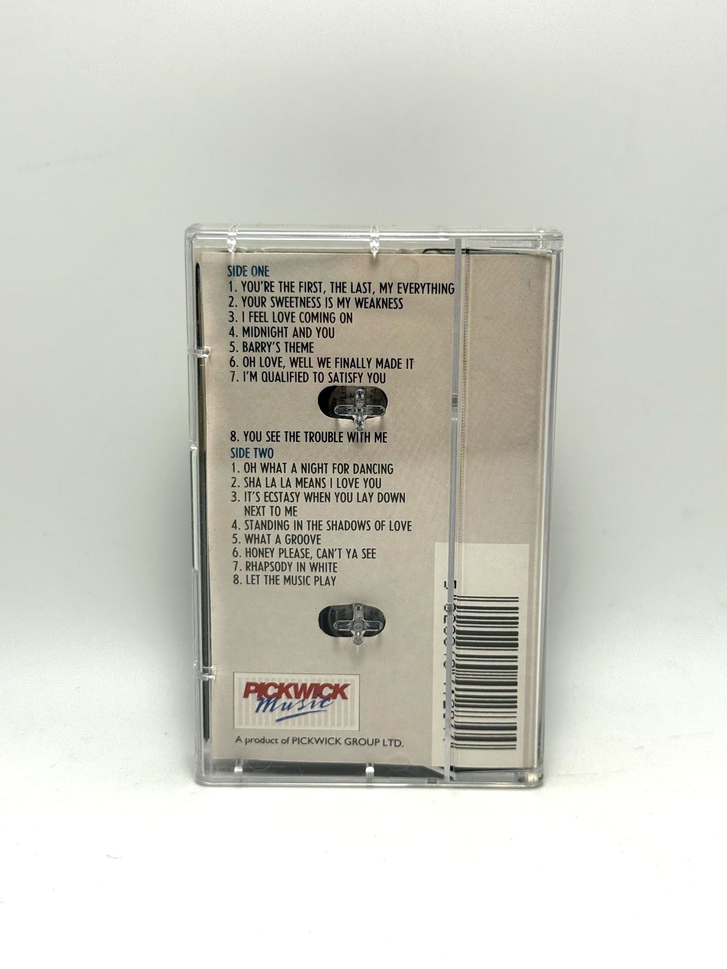 Barry White Let The Music PlaY cassetta audio tape 1992