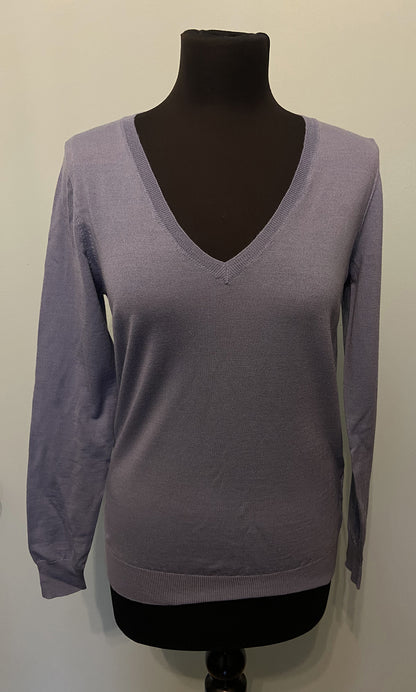 Pull Maglia Scollo a V Falber 38 - 100% lana