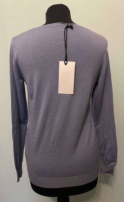Pull Maglia Scollo a V Falber 38 - 100% lana