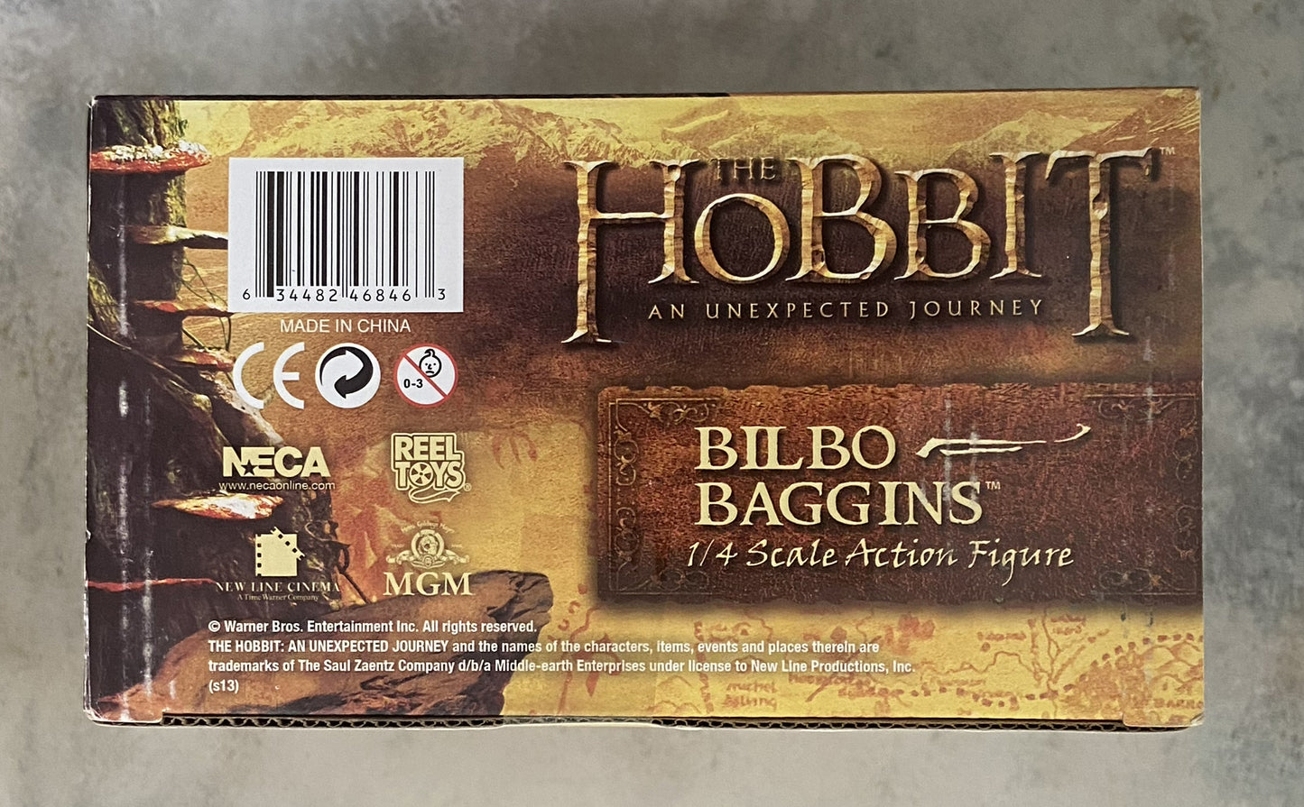 Lo Hobbit Action Figure Bilbo Baggins 30 Cm Il signore degli anelli Neca