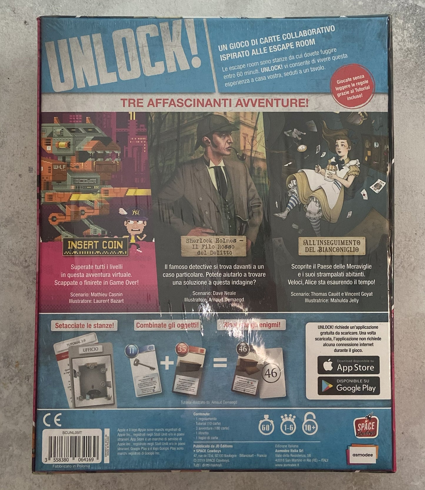 Unlock! Heroic Adventures. Base Gioco da tavolo ITA