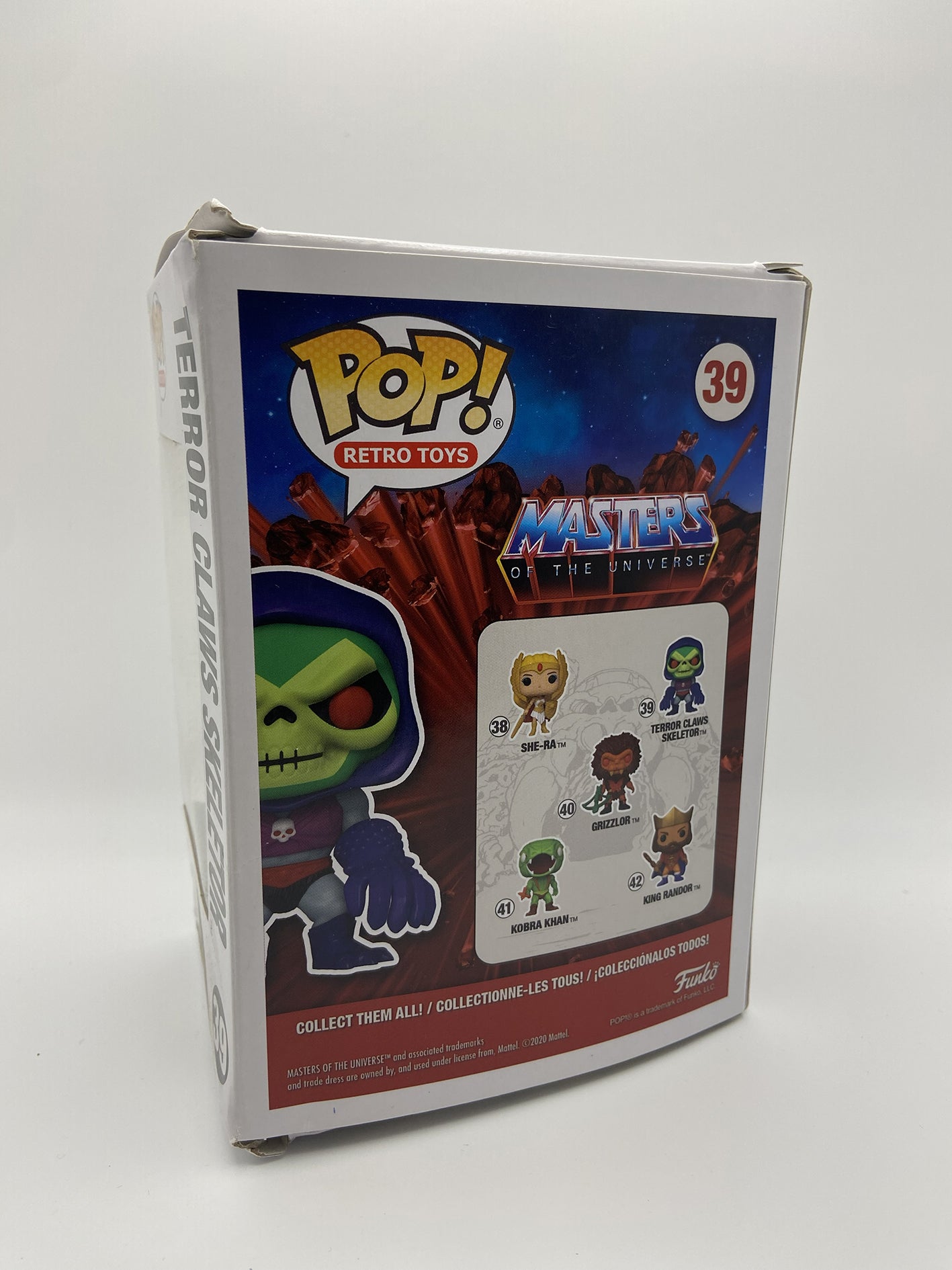 Pop Figura Masters Of The Universe Skeletor Con Terror Claws Metallic Esclusiva Funko