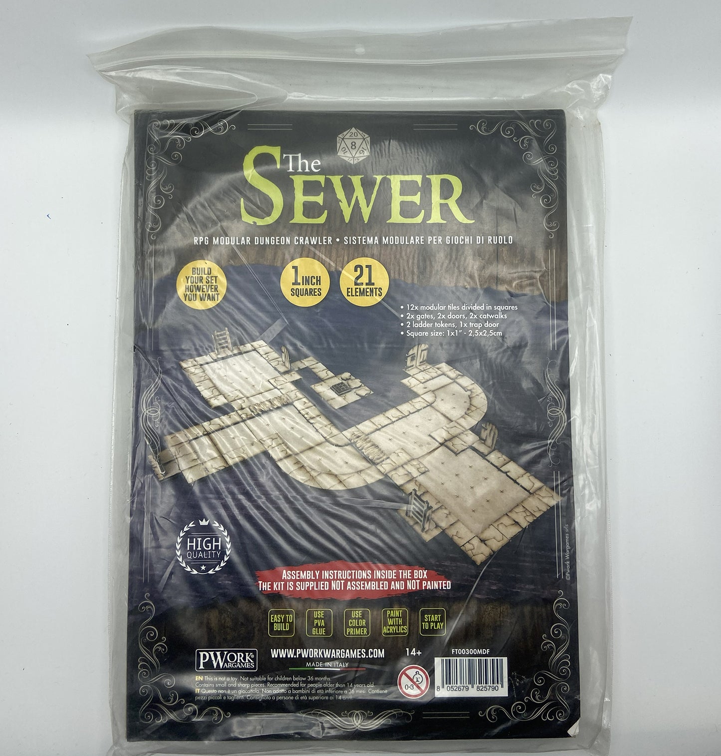 The Sewer. Le fogne. Modular Dungeon Crawler