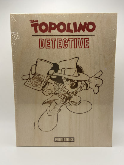 Topolino detective Box legno Supergiallo Con lente d'ingrandimento Panini Comics