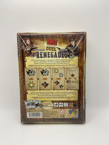 BANG! The Duel Renegades Gioco da tavolo Espansione dV Giochi